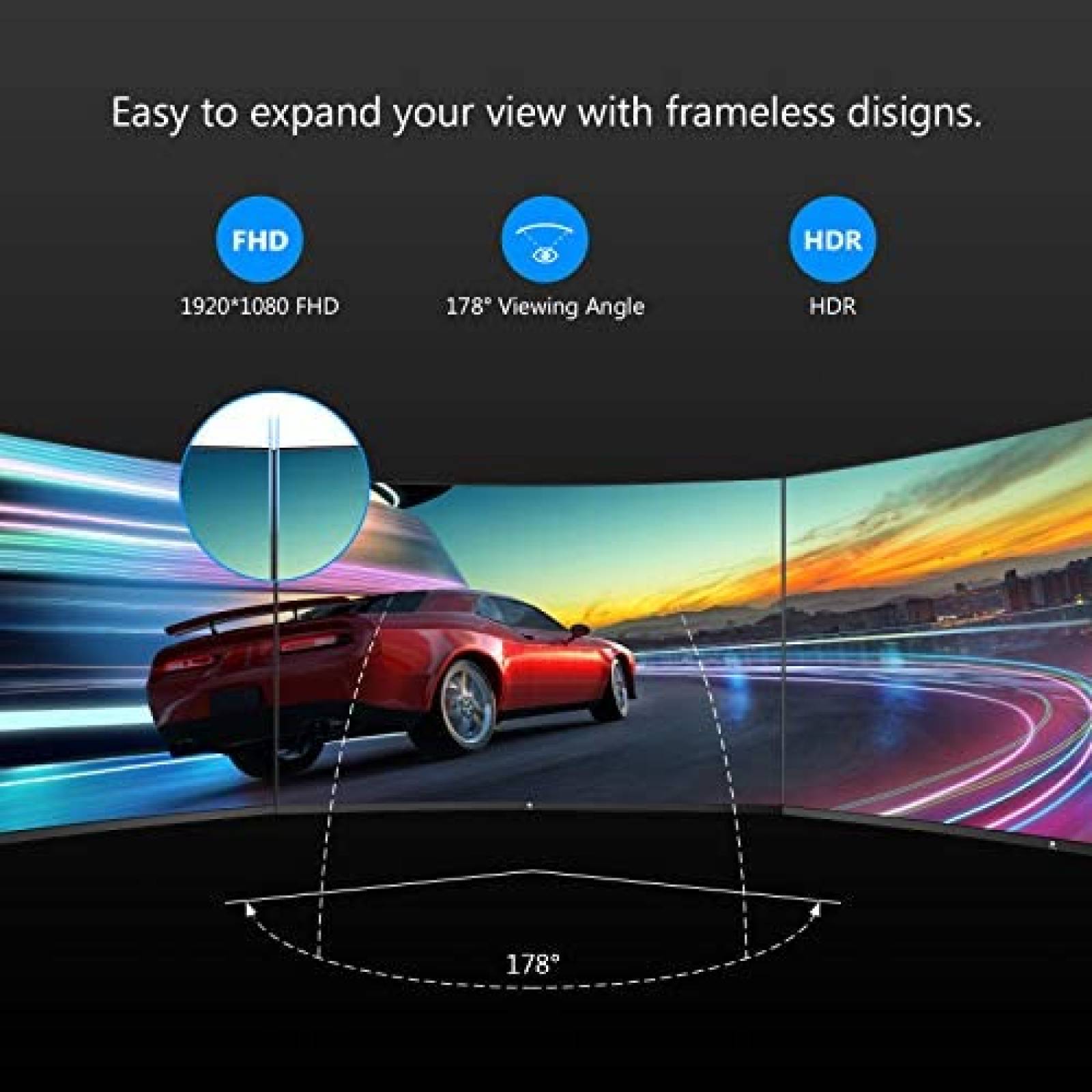 Monitor Gamer Z-EDGE UG32F 32'' 16:9 1920x1080 200Hz -Negro