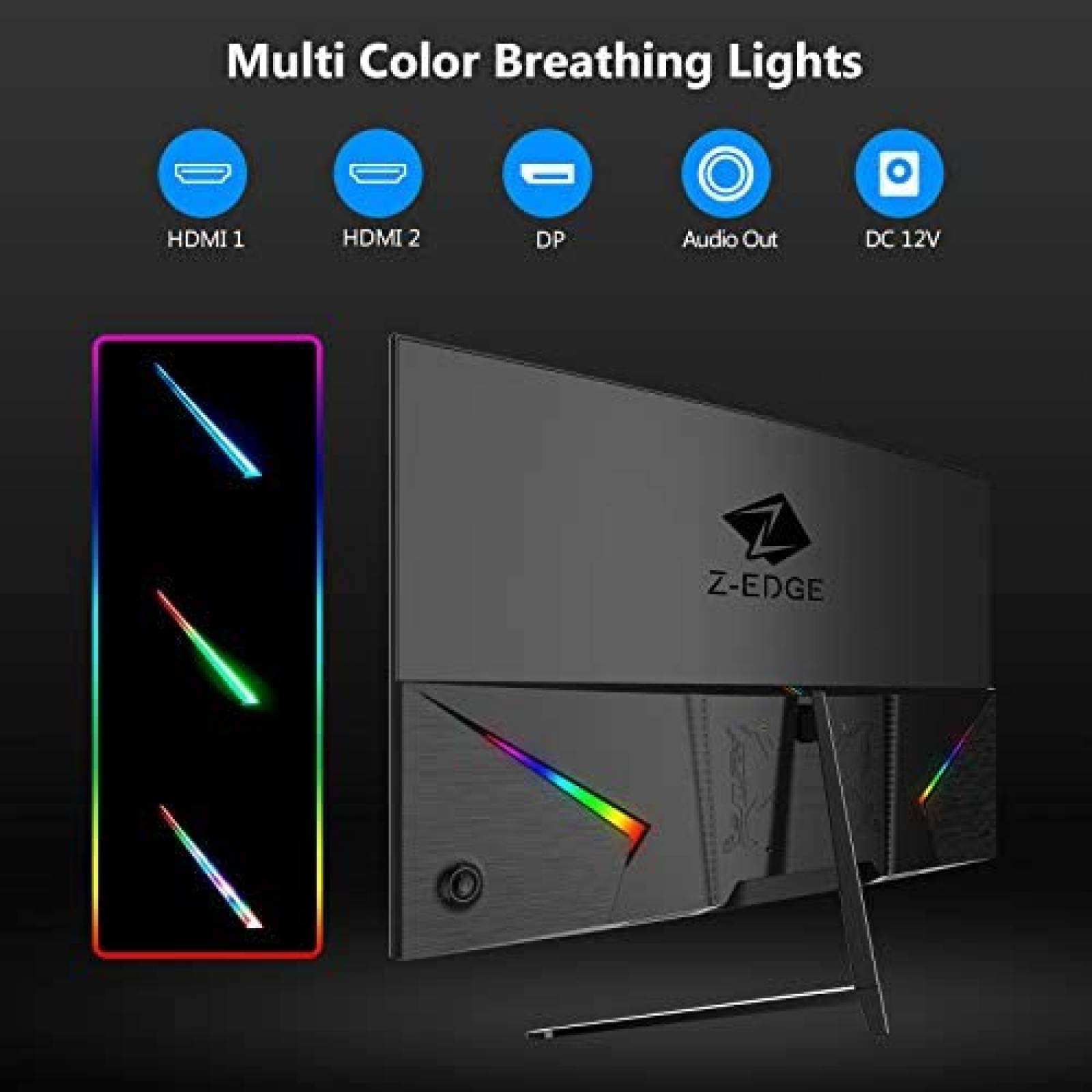 Monitor Gamer Z-EDGE UG32F 32'' 16:9 1920x1080 200Hz -Negro