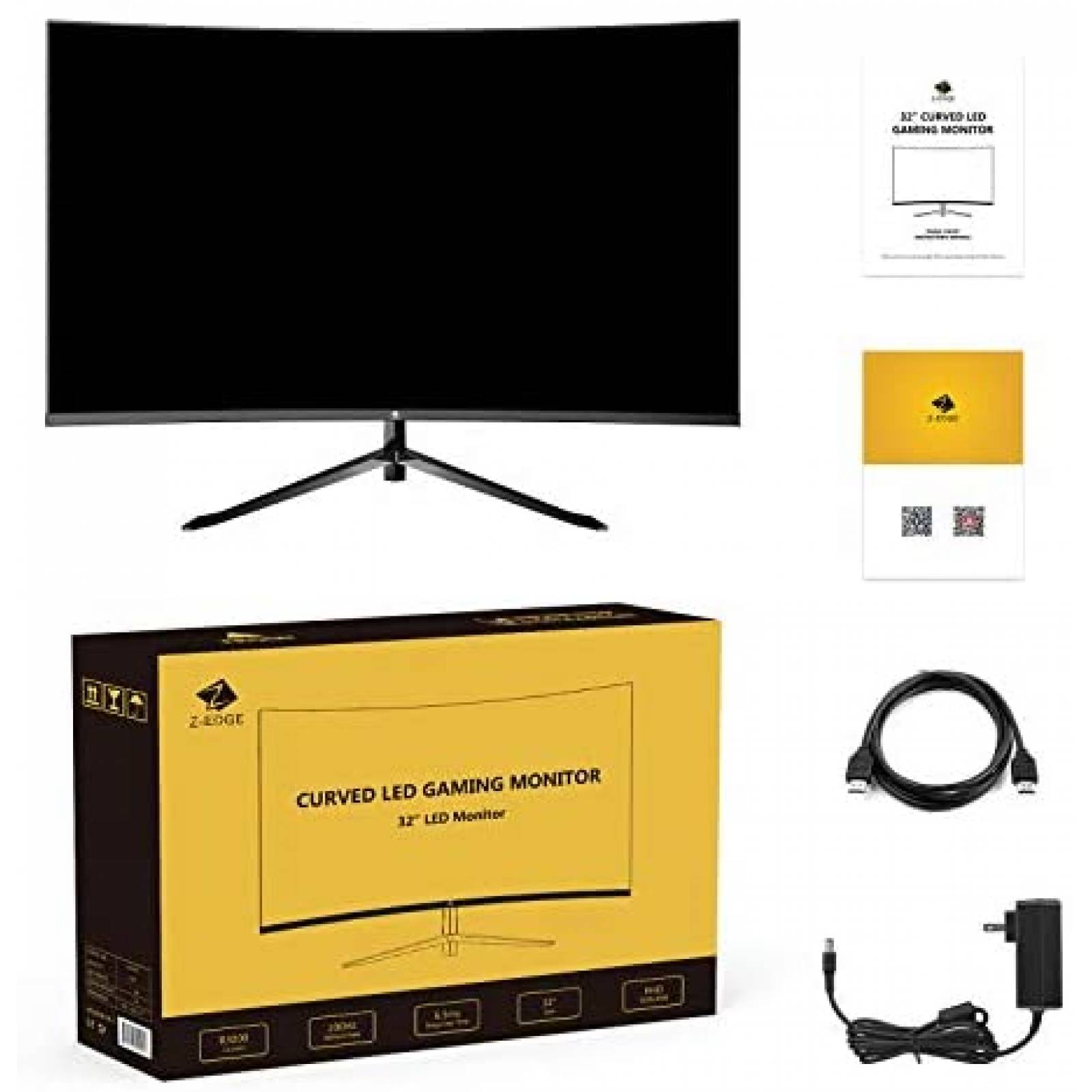 Monitor Gamer Z-EDGE UG32F 32'' 16:9 1920x1080 200Hz -Negro