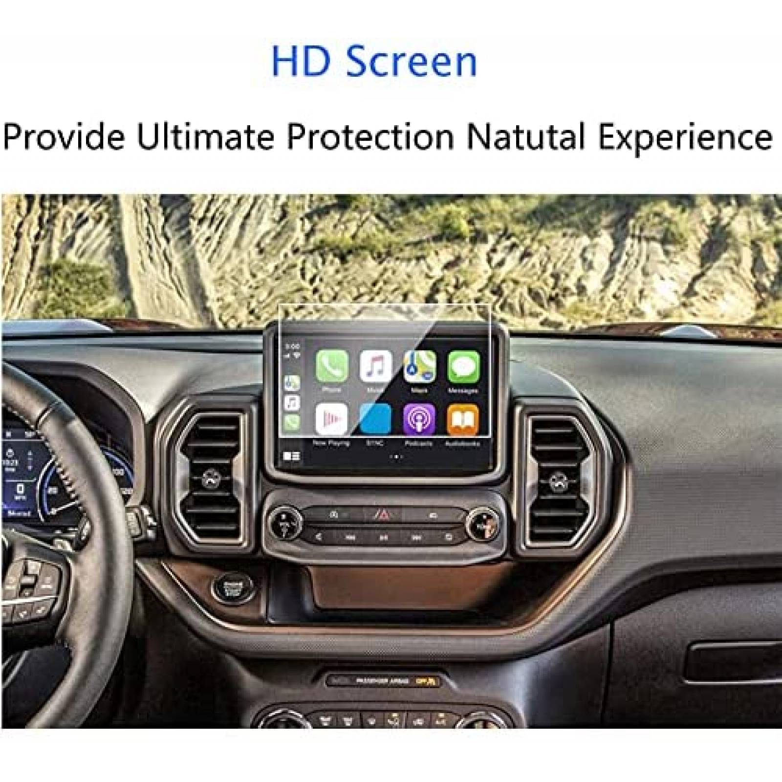 Protector de pantalla Hzjuyicn para Ford Bronco Sport 2021