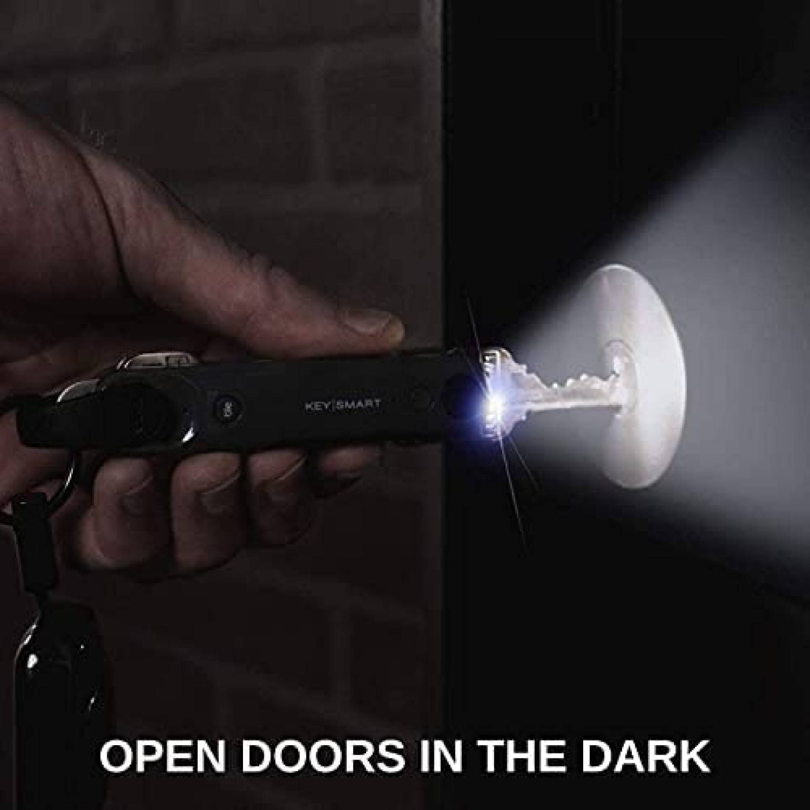 Llavero organizador KeySmart KS421-STL Bluetooth -Negro