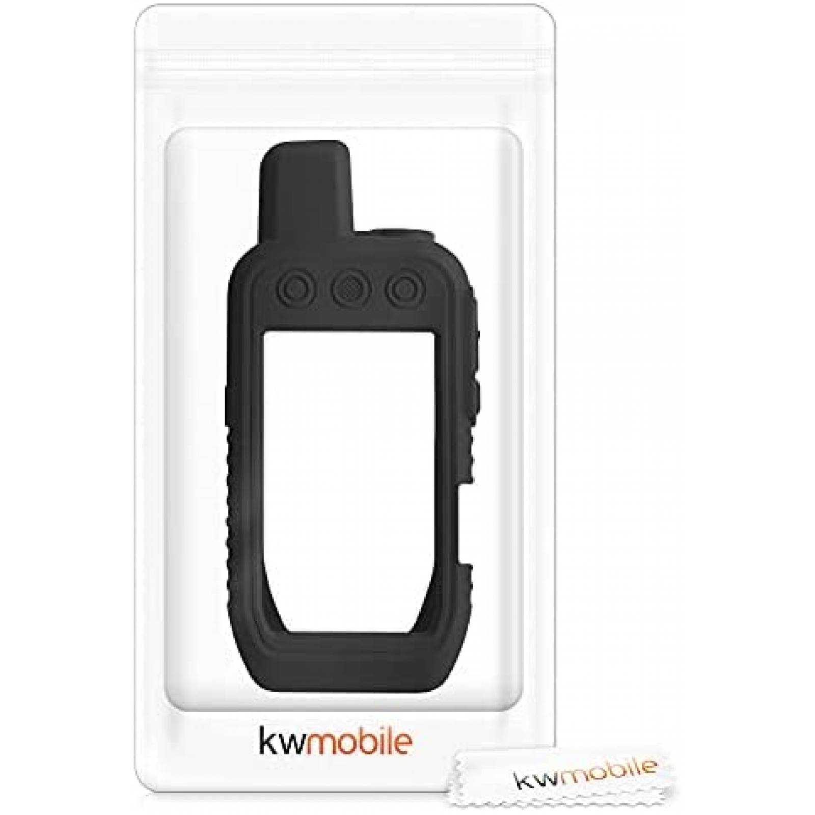 Protector para Garmin Alpha 200i kwmobile de silicon -Negro