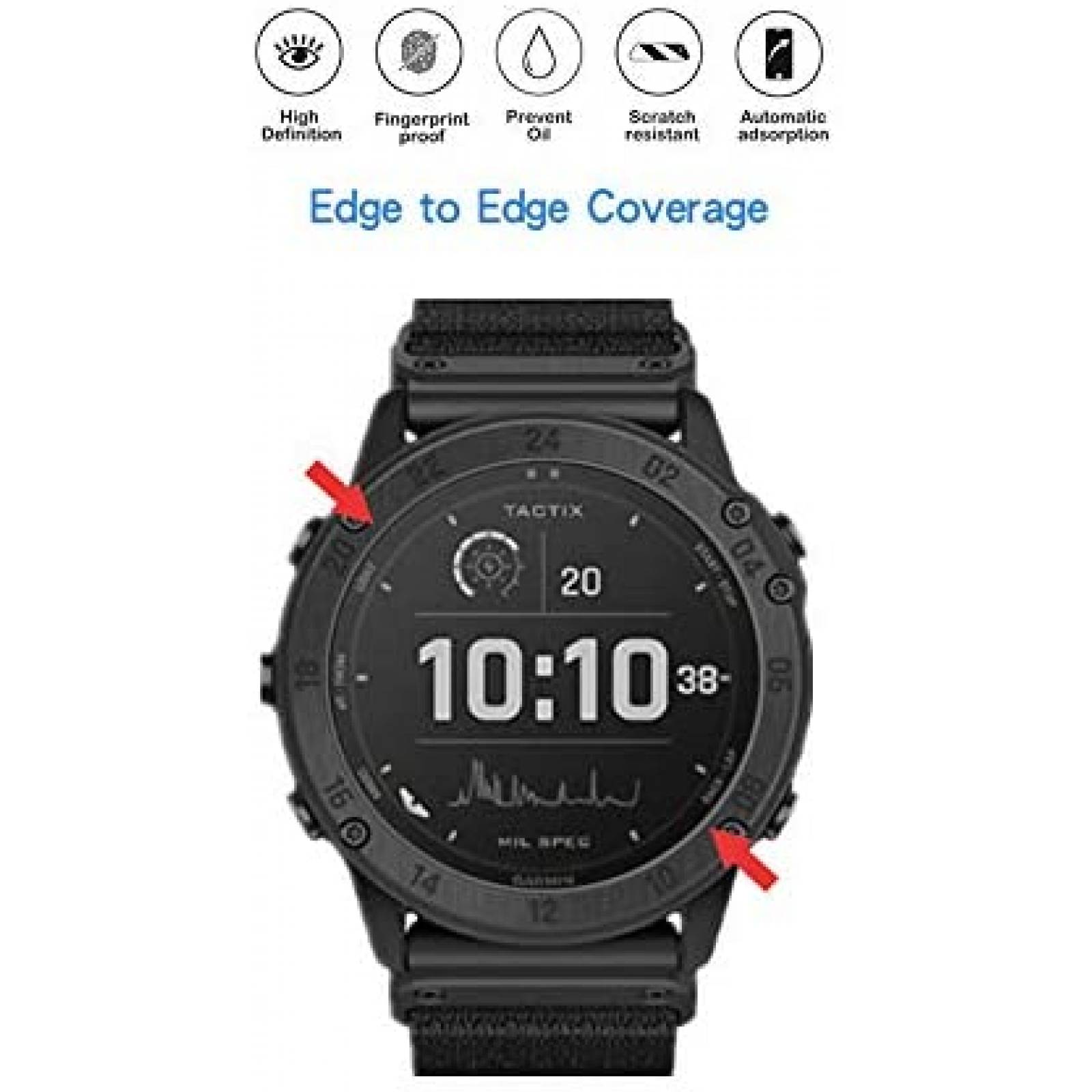  MIHENCE Mihence Compatible for Garmin tactix Delta