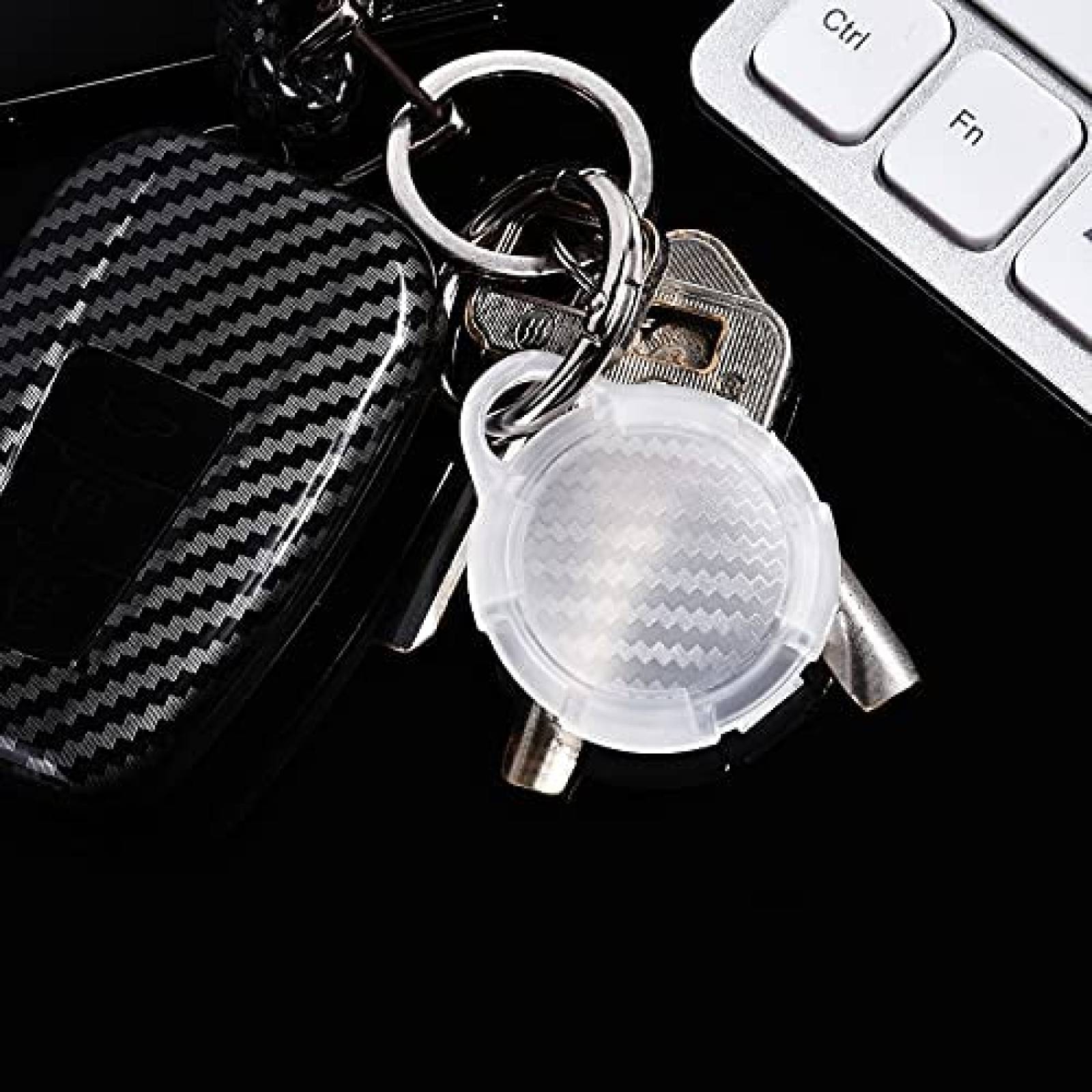 Fundas MOFREE 4pzas con Llavero para AirTag -Transparente