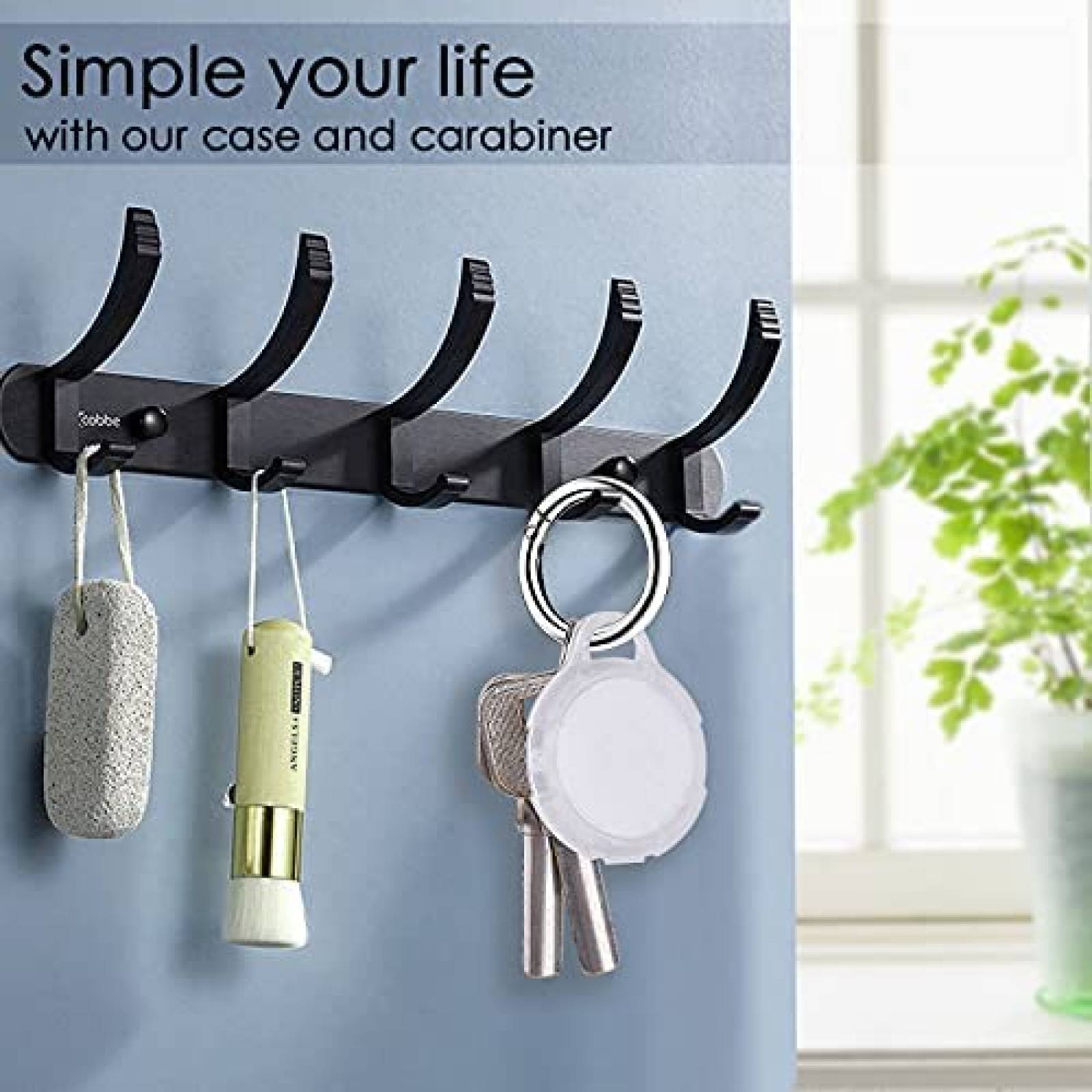 Fundas MOFREE 4pzas con Llavero para AirTag -Transparente