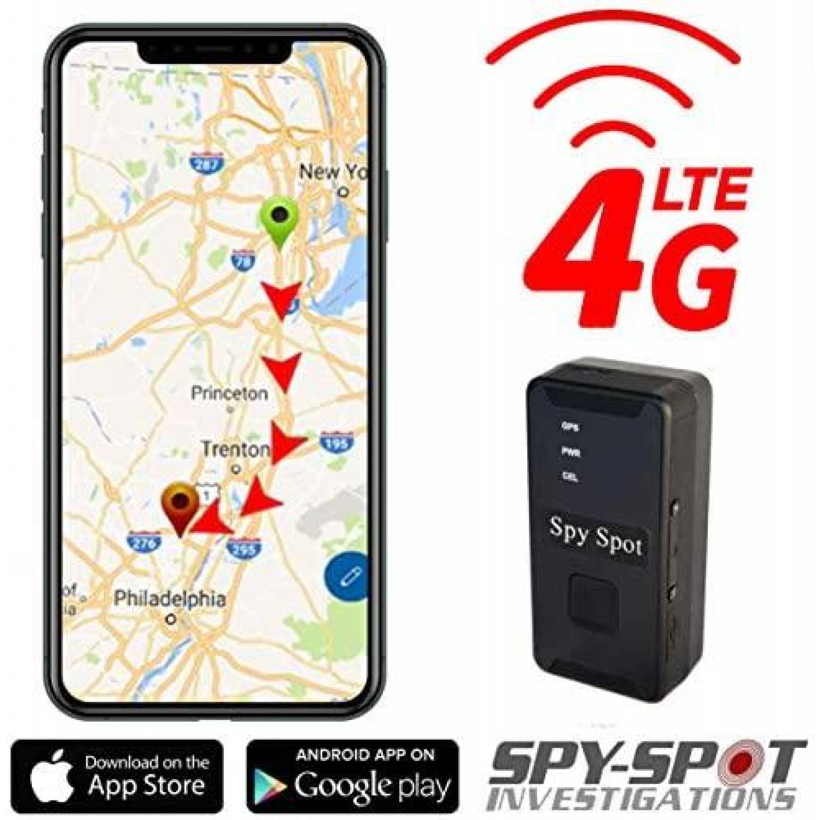 Localizador GPS Spy Spot LTE 4G GL300MG Mini portatil -Negro