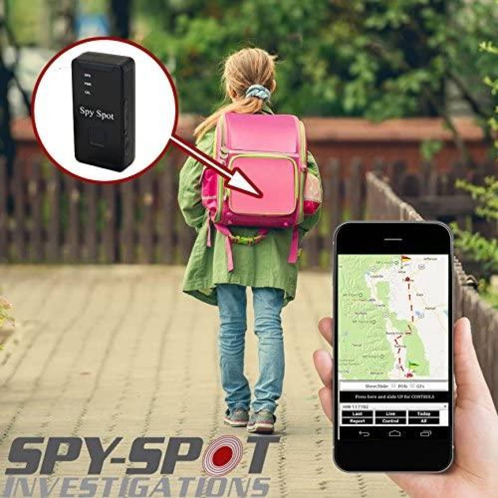 Localizador GPS Spy Spot LTE 4G GL300MG Mini portatil -Negro