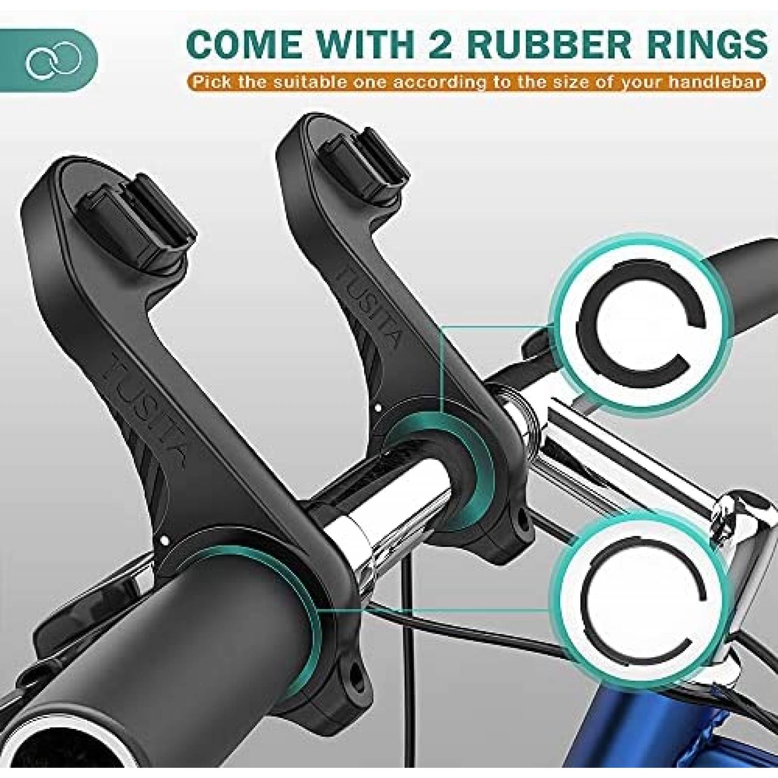Soporte para camara TUSITA manillar de ciclismo -Negro
