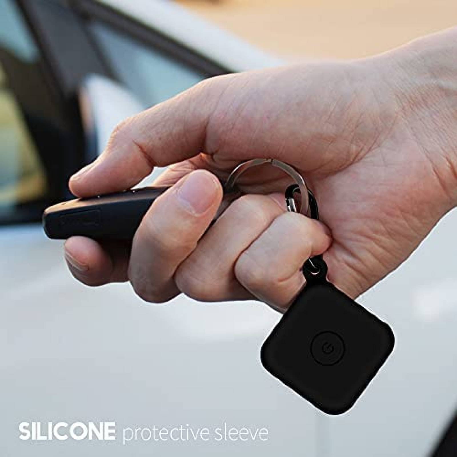 Fundas U/F 4pzas con Llavero para Localizador Tile Pro