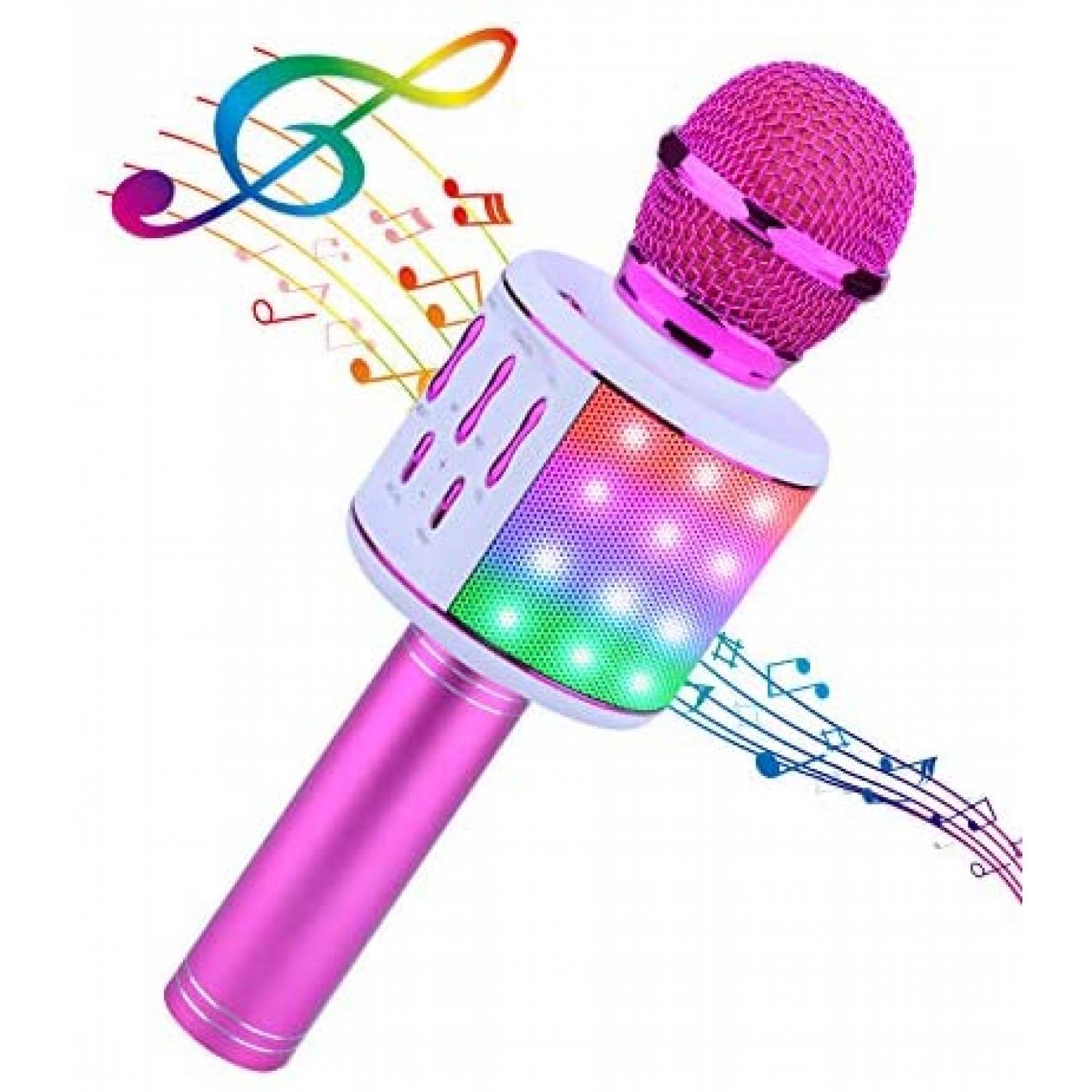 Microfono Inalambrico Rosa Microfono inalambrico para karaoke BlueFire 0.1-10khz -Rosa