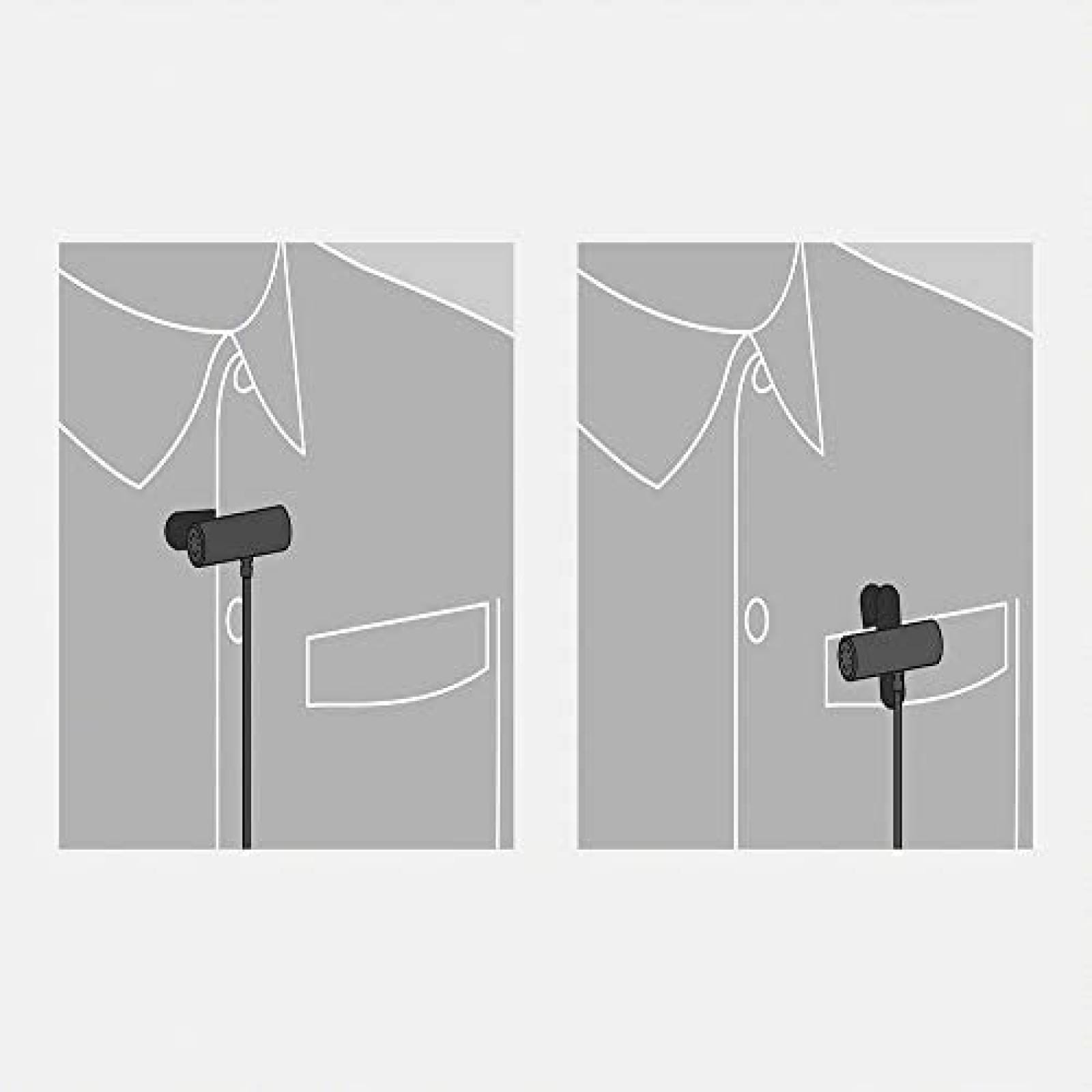 Microfono Lavalier Sony ECMLV1 de Jack 3.5mm -Negro