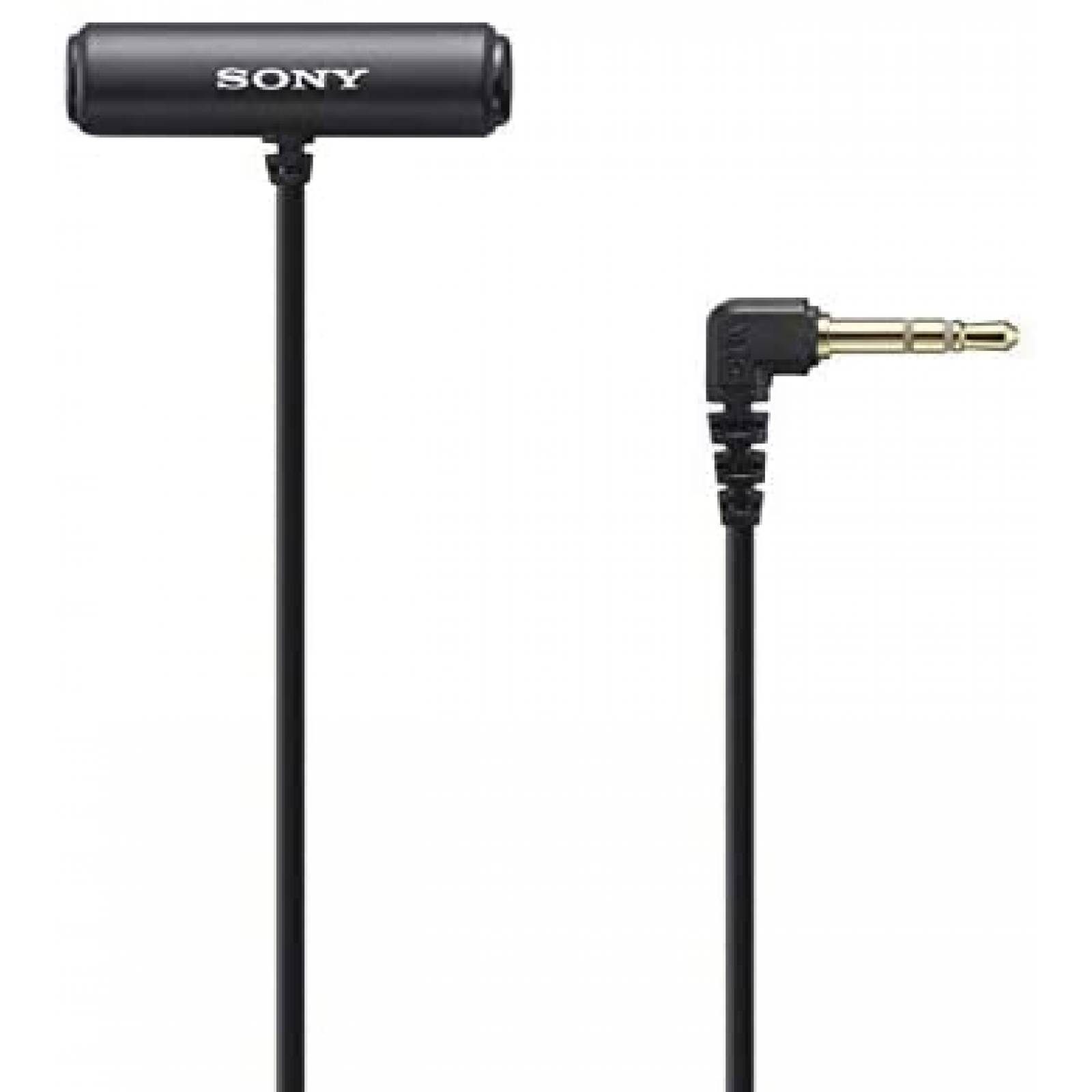 Microfono Lavalier Sony ECMLV1 de Jack 3.5mm -Negro