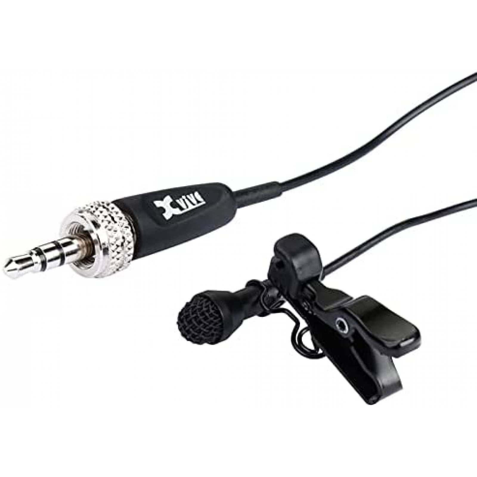 Microfono Lavalier Xvive Lv1 de Jack 3.5mm con Clip -Negro