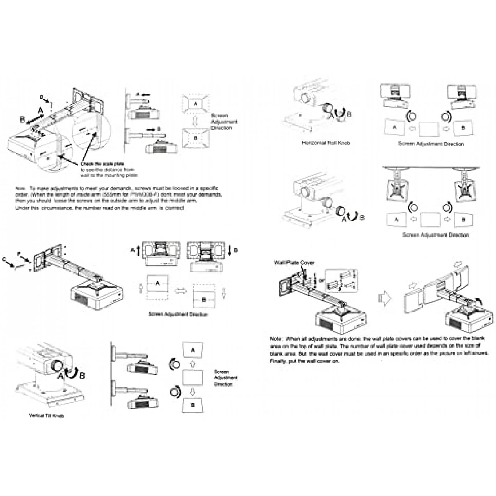 Soporte Generico Montaje Universal Para Proyector -Blanco