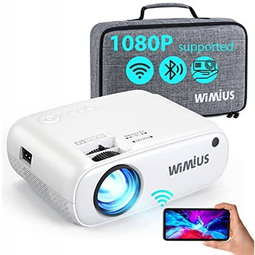 Proyector Wimius W2 Mini Portatil WiFi Soporte 1080p