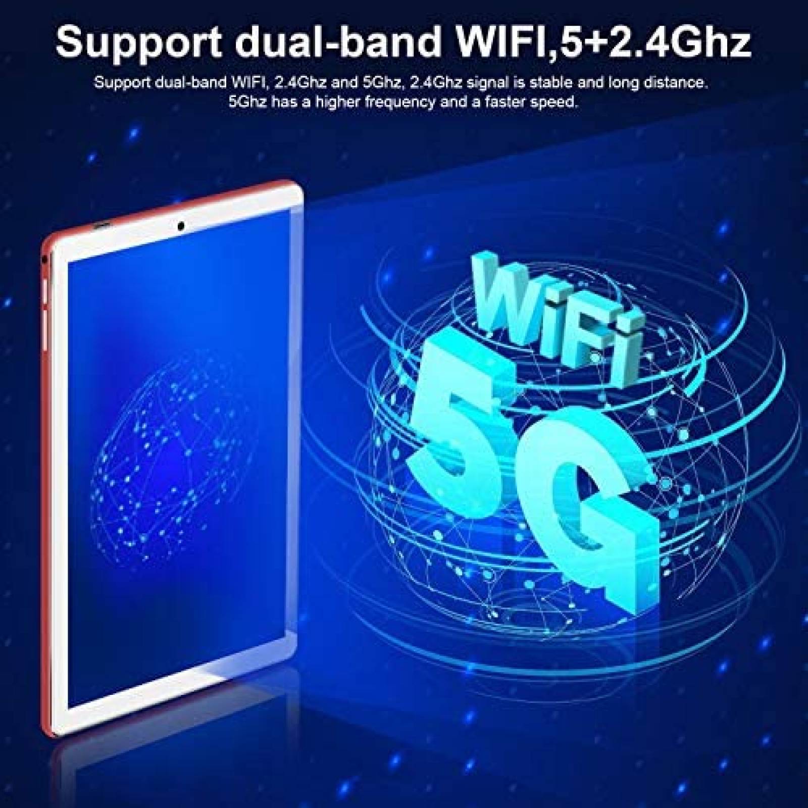 Tablet 2 en 1 AOYODKG Android 10'' 4GB/64GB -Blanco