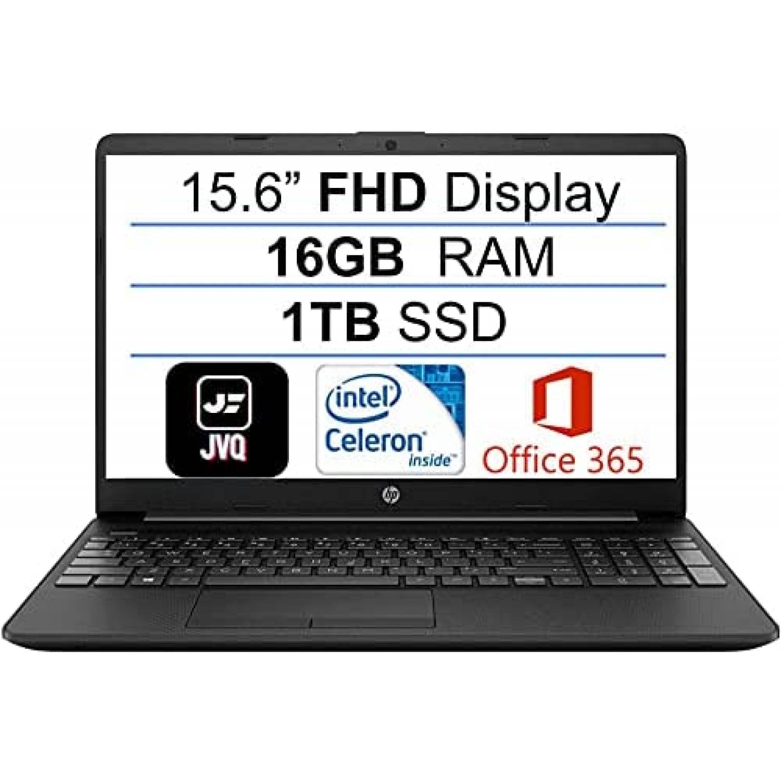 Laptop HP 15.6" intel Celeron N4020 16GB RAM 1TB SSD Win 10S