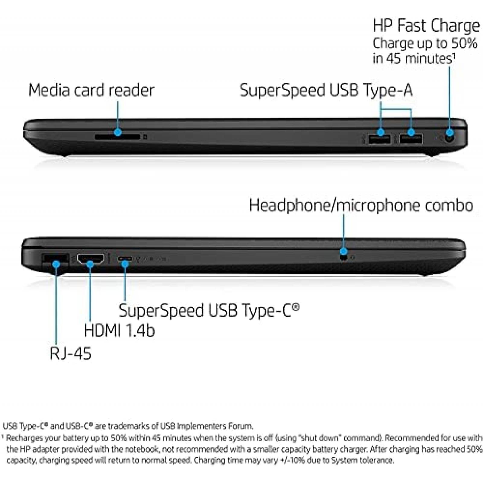 Laptop HP 15.6" intel Celeron N4020 16GB RAM 1TB SSD Win 10S