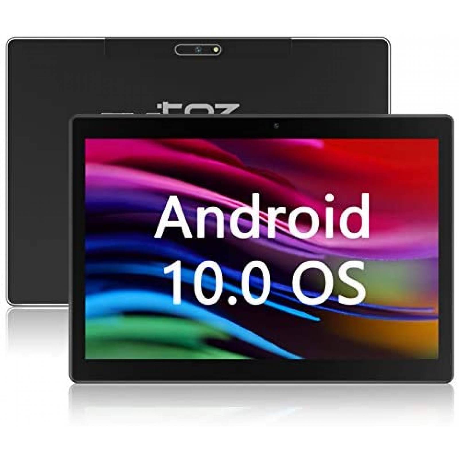 Tableta TPZ Android 10.0 10" Quad Core 2GB 32GB -Negro