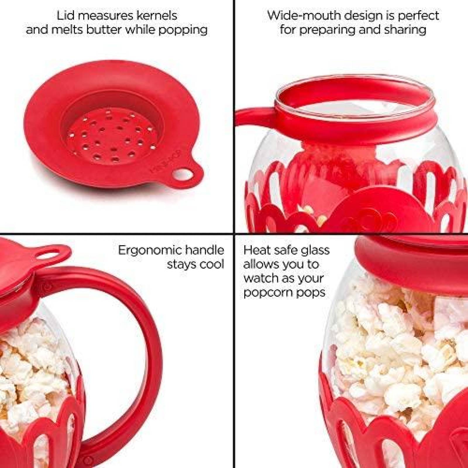 Palomera Ecolution MicroPop Envase para Hacer Palomitas