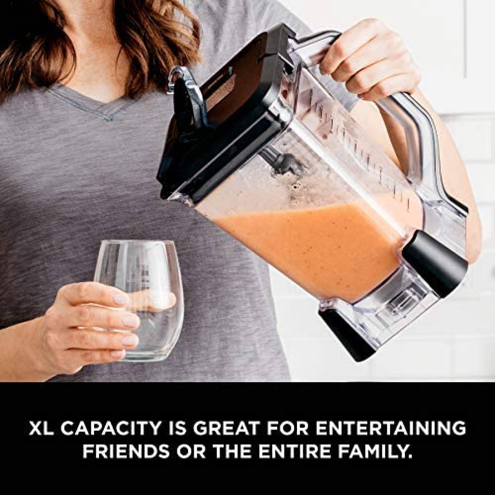 Licuadora Ninja BL660 Batidos Smoothies 16onz Negro