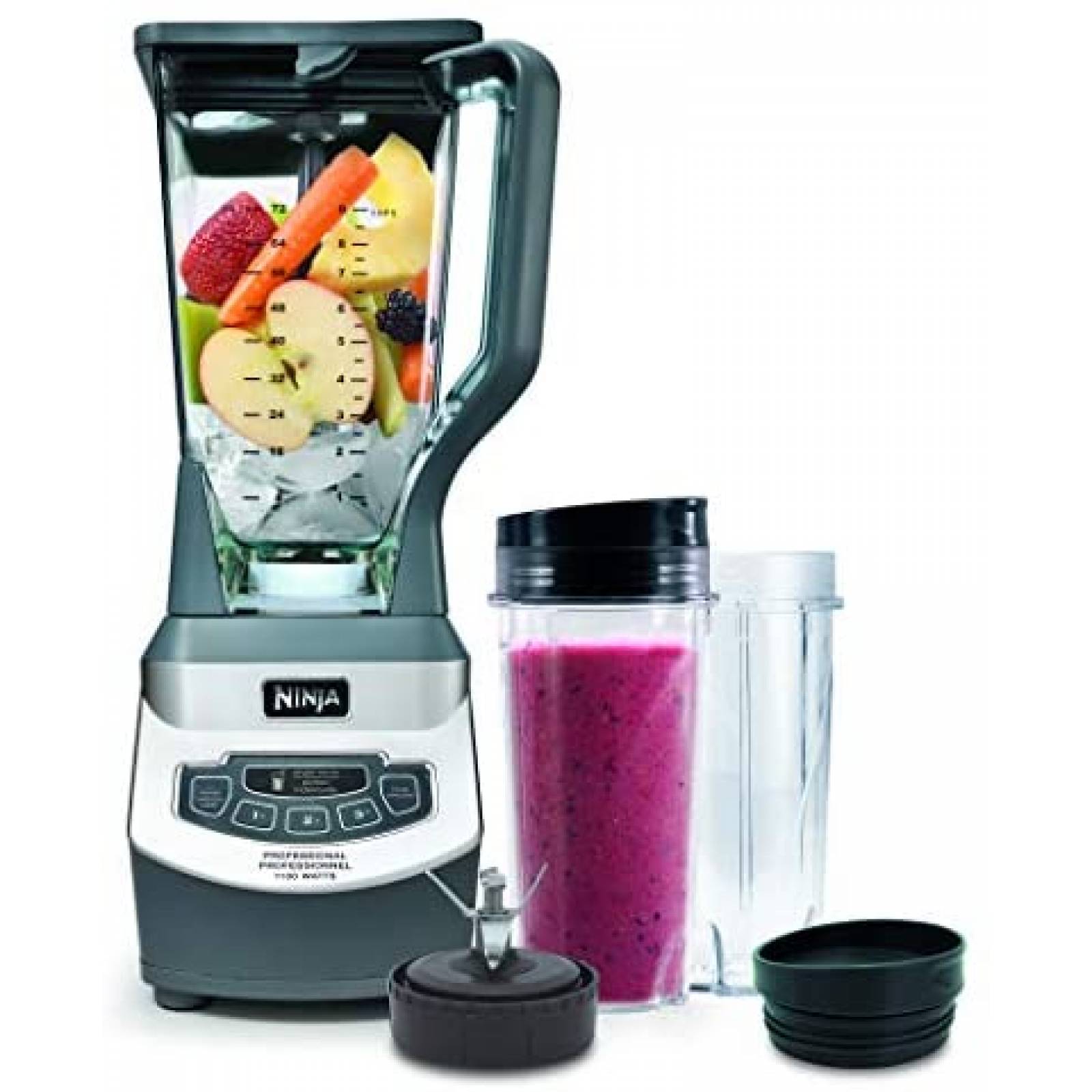 Licuadora Ninja BL660 Batidos Smoothies 16onz Negro