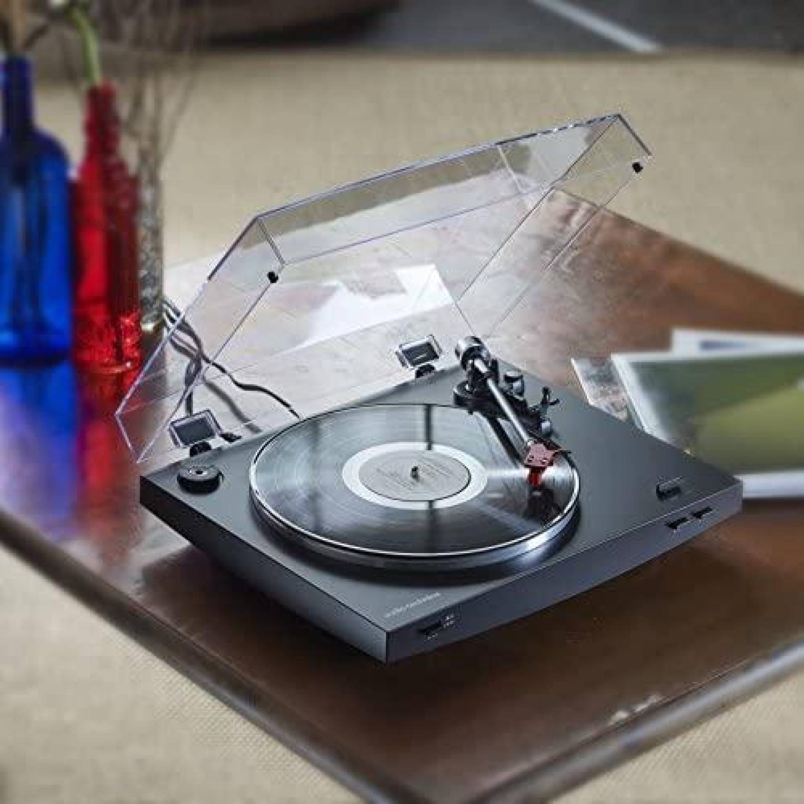 Tocadiscos estereo Audio-Technica AT-LP3BK automatico