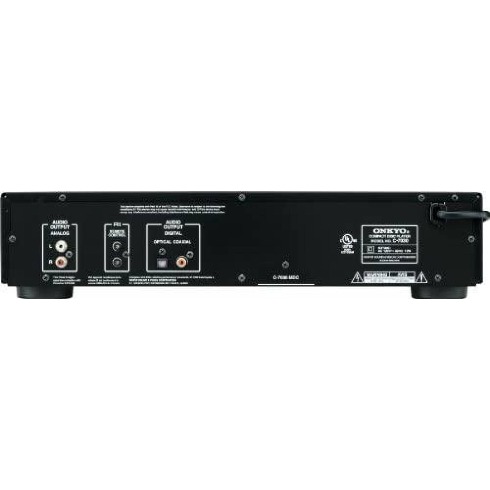 Reproductor de CD Onkyo C-7030 192 kHz/24-Bit DAC -Negro