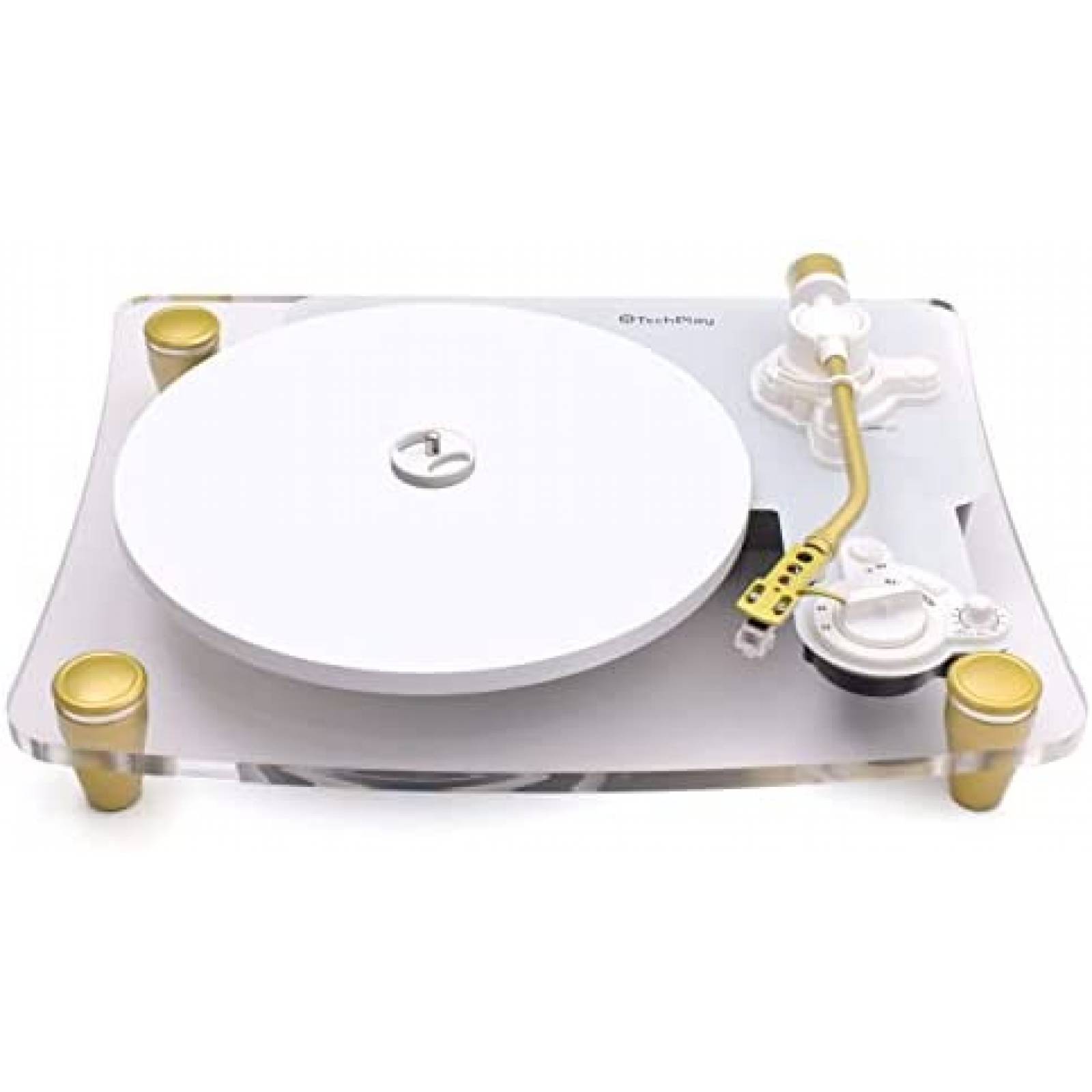 Tornamesa TechPlay Ghost 2 Veloc. Bluetooth Transparente