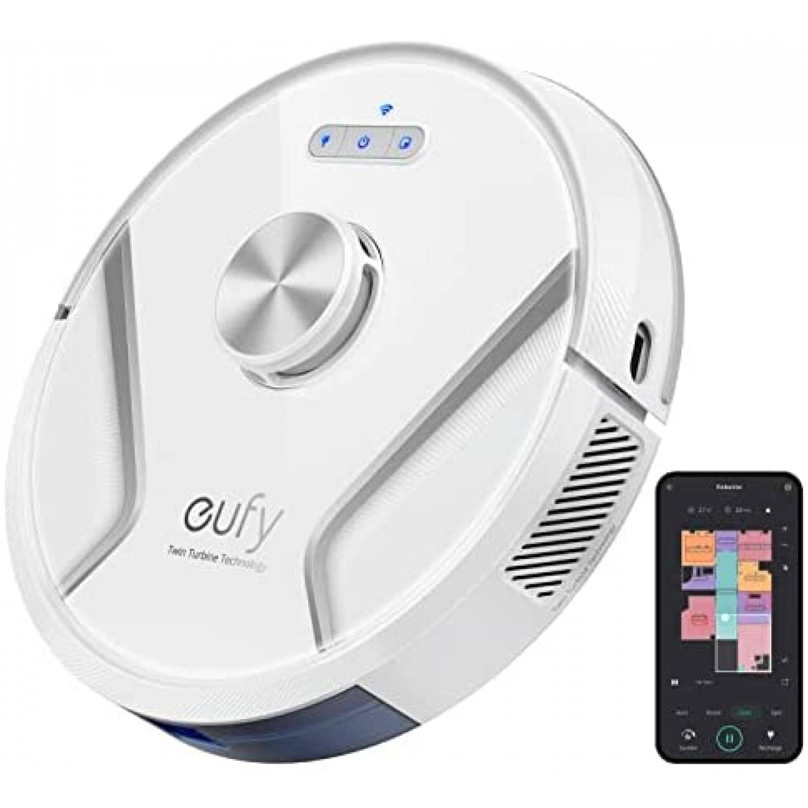 Aspiradora Eufy X8 2000Pa iPath Navegacion Laser -Blanco