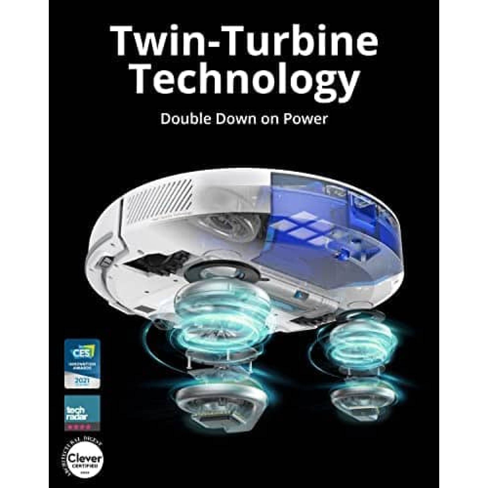 Aspiradora Eufy X8 2000Pa iPath Navegacion Laser -Blanco