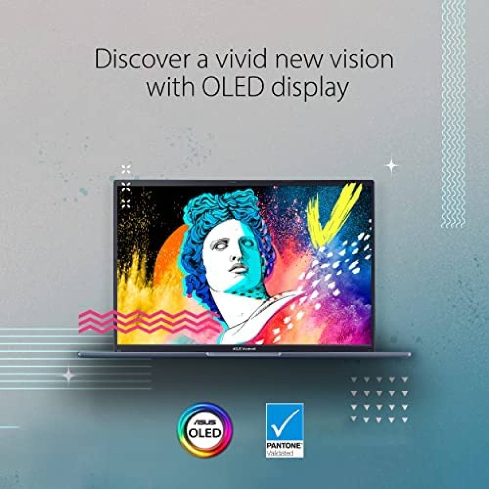 Laptop ASUS VivoBook OLED 16'' Intel Iris Xe i7 16GB 512GB