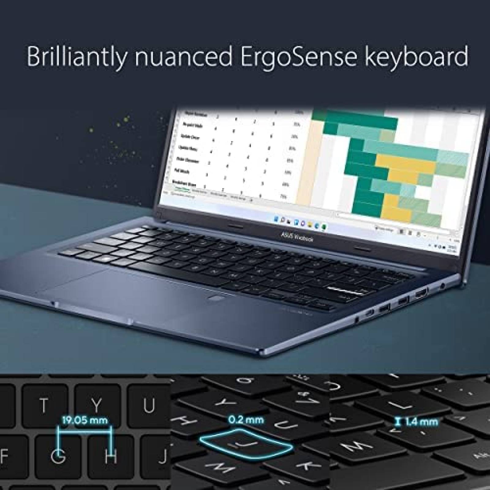 Laptop ASUS VivoBook OLED 16'' Intel Iris Xe i7 16GB 512GB