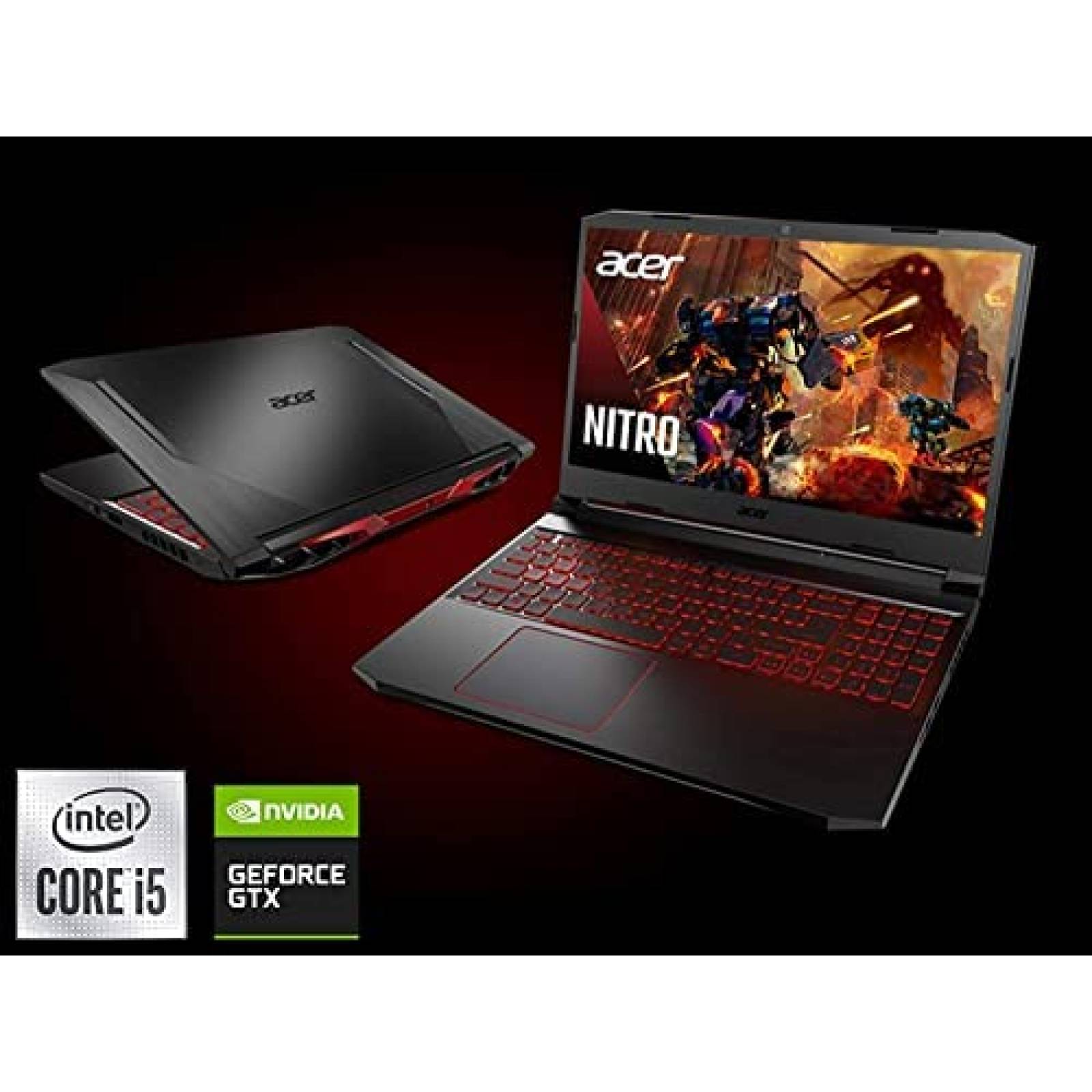 Laptop Gamer ACER Nitro 5 15.6'' Intel i5 GTX 1650 16GB 1TB