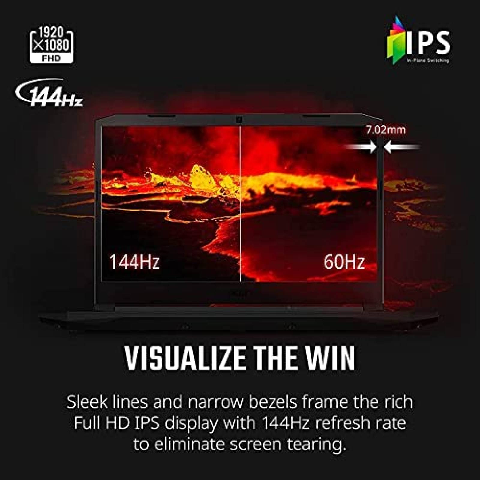 Laptop Gamer ACER Nitro 5 15.6'' Intel i5 GTX 1650 16GB 1TB