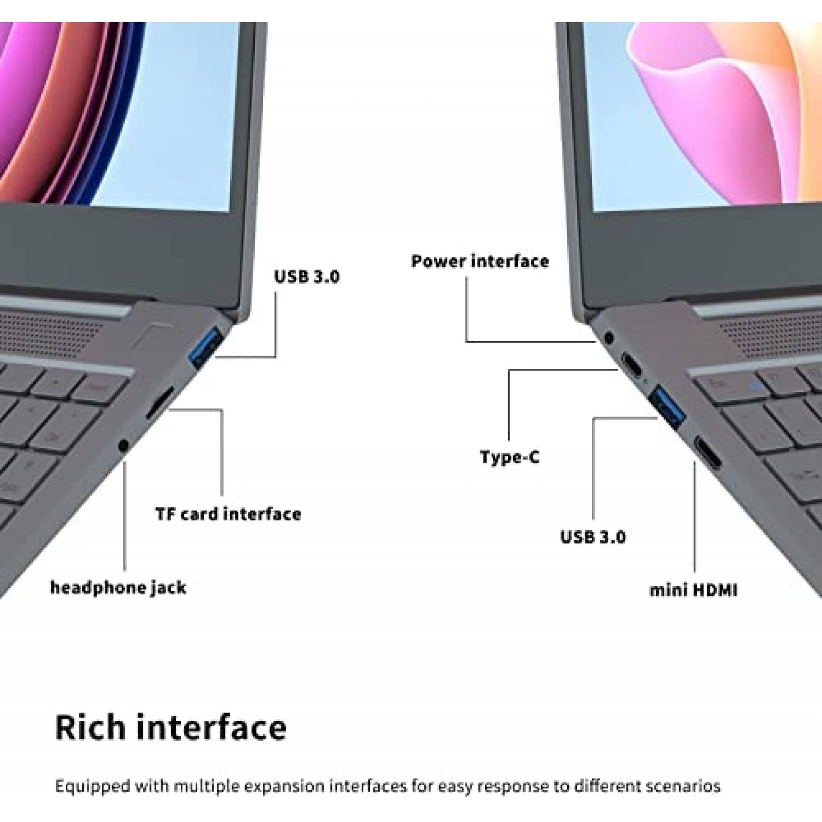 Laptop WAKST Celeron N3450 15.6'' 6GB RAM 128GB SSD W11