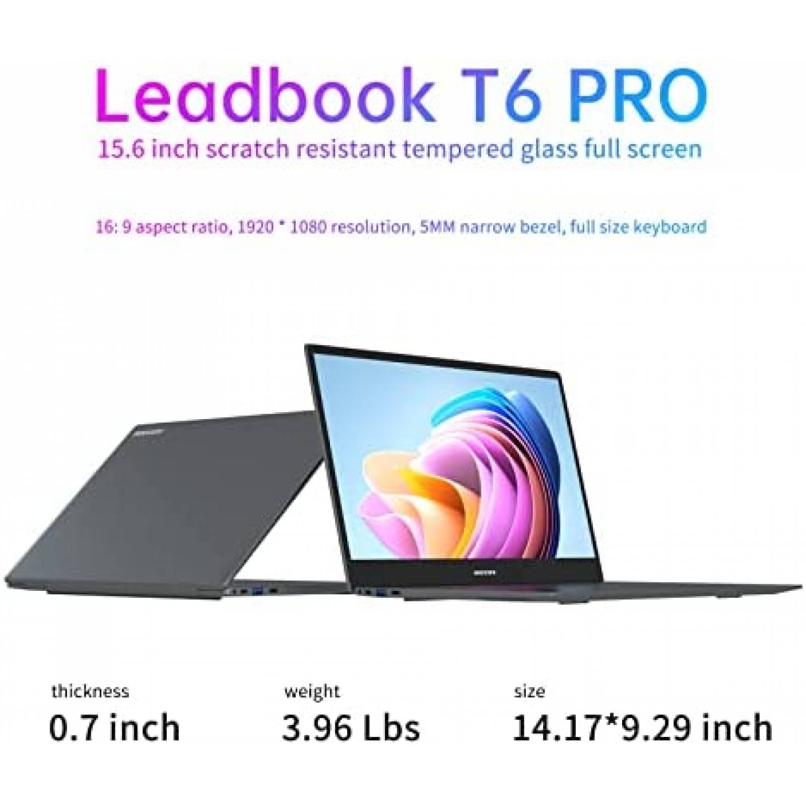 Laptop WAKST Celeron N3450 15.6'' 6GB RAM 128GB SSD W11