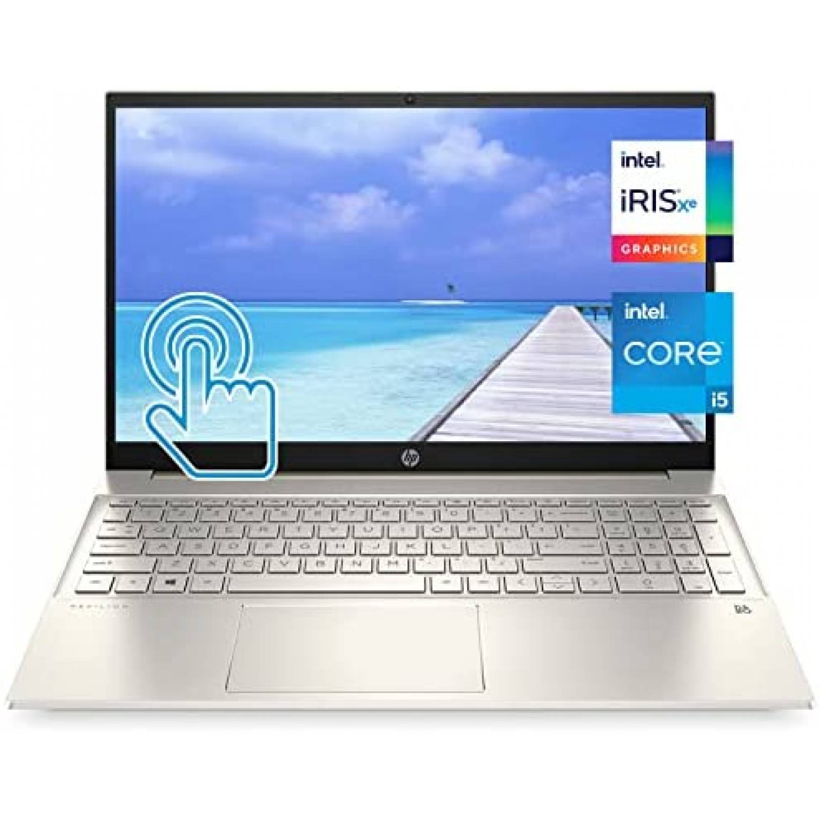 Laptop HP Pavillion 15.6" Intel i5 16GB 1TB -Plata
