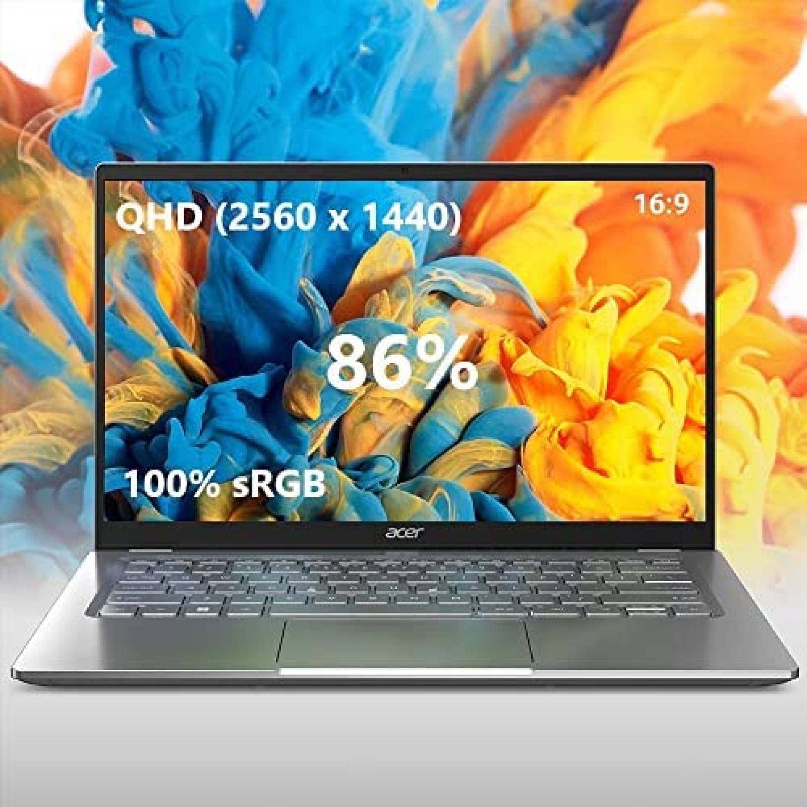 Laptop ACER Swift 3 14" Intel Core i7 16GB 1TB -Plata