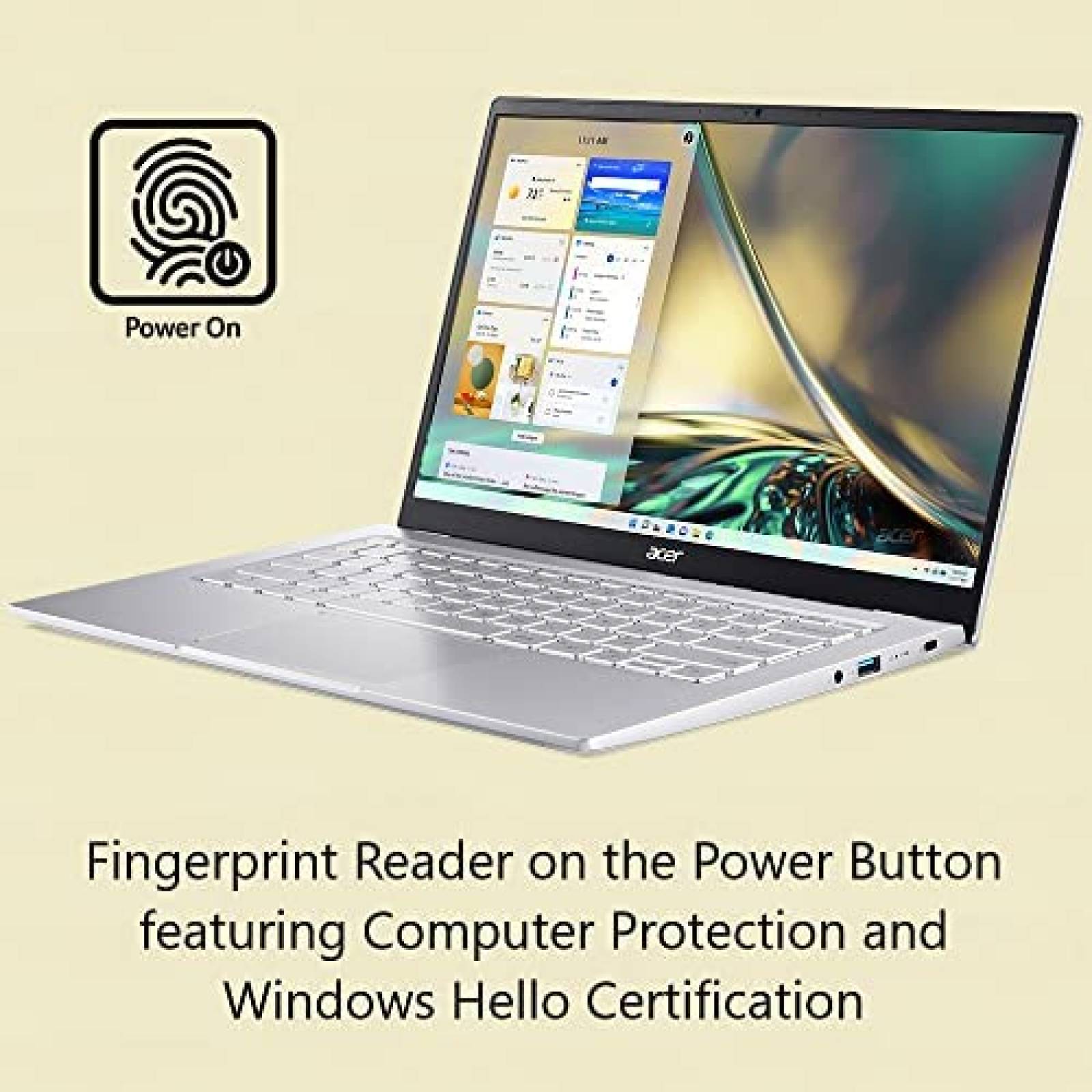 Laptop ACER Swift 3 14" Intel Core i7 16GB 1TB -Plata