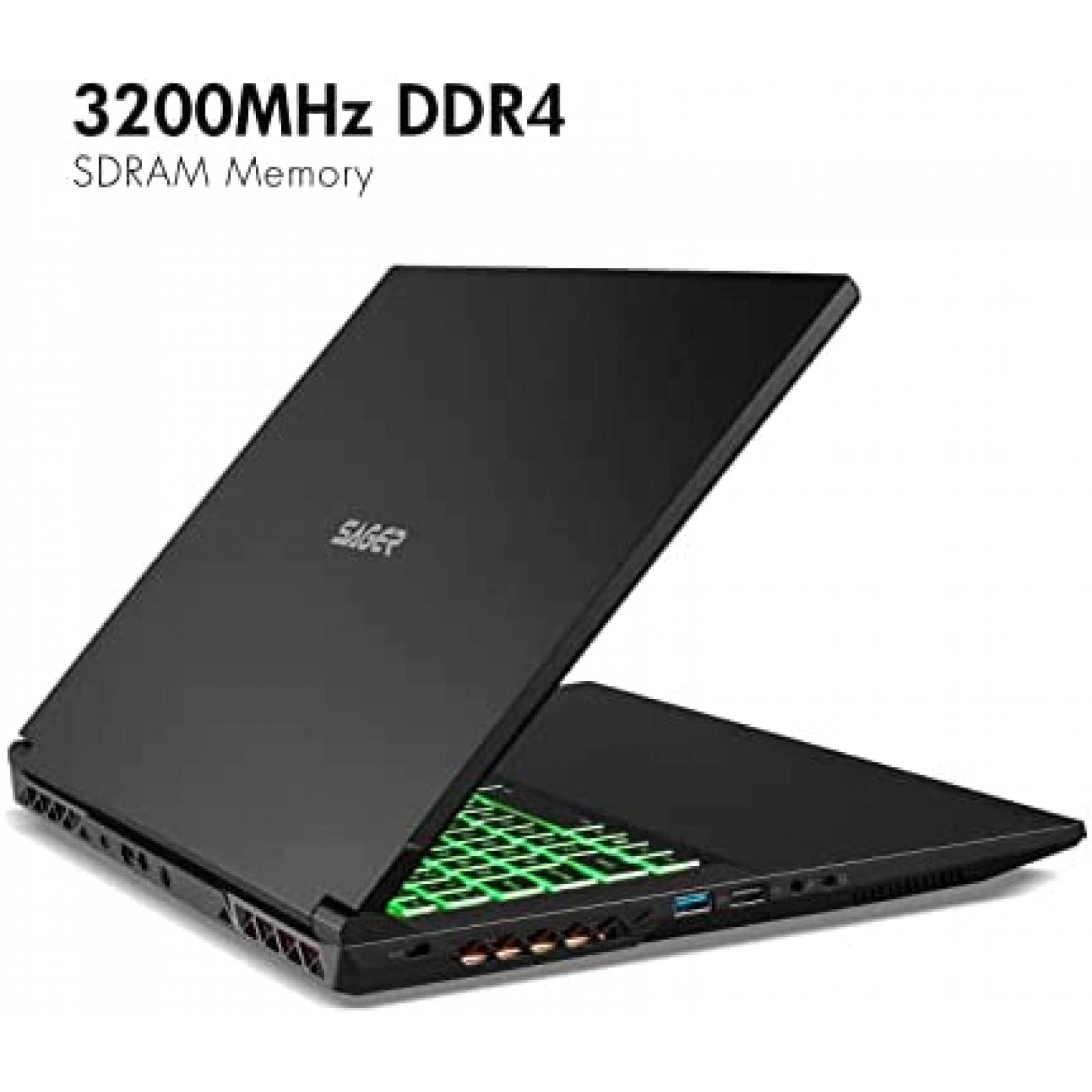 Laptop Gamer Sager NP788 17.3'' RTX3060 Intel i7 32GB 1TB