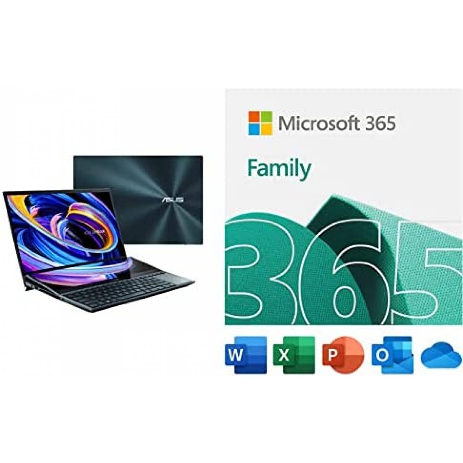 Laptop ASUS ZenBook Pro Duo 15 15.6'' Intel i7 16GB 1TB Azul