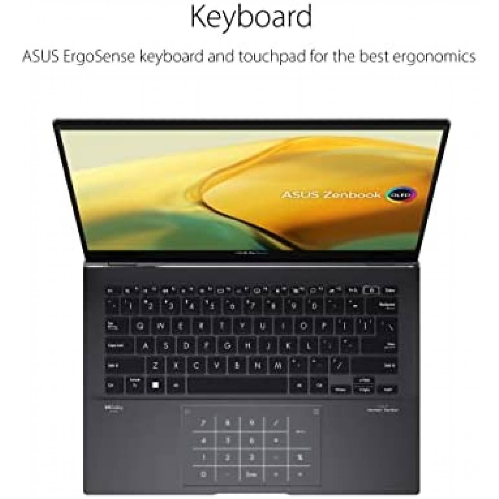 Laptop ASUS ZenBook 14'' AMD Ryzen 7 8GB 512GB -Negro