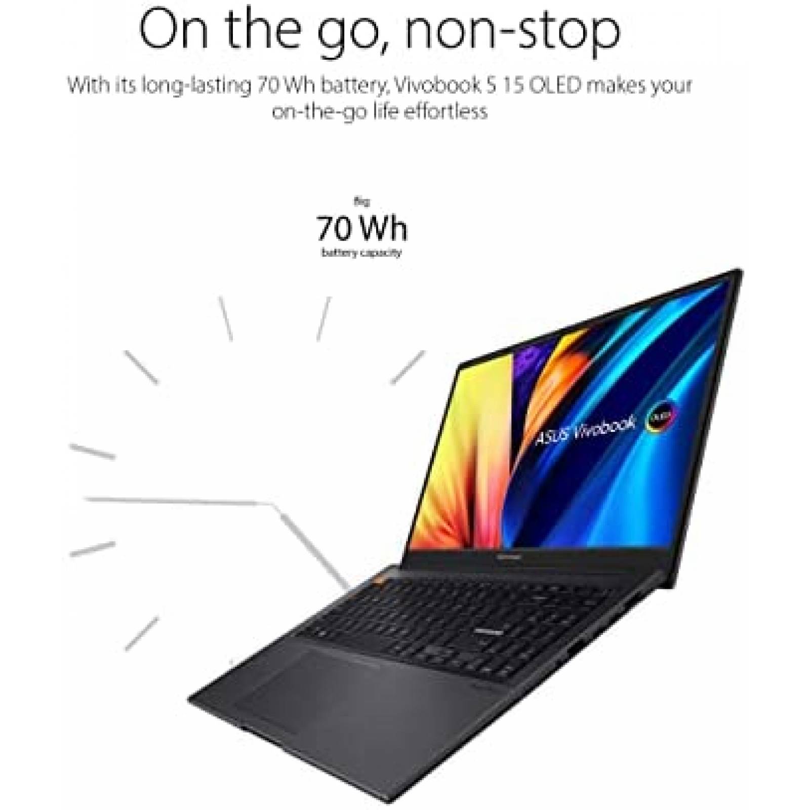 Laptop ASUS VivoBook S 15 15.6 Intel i7 16GB 512GB -Negro