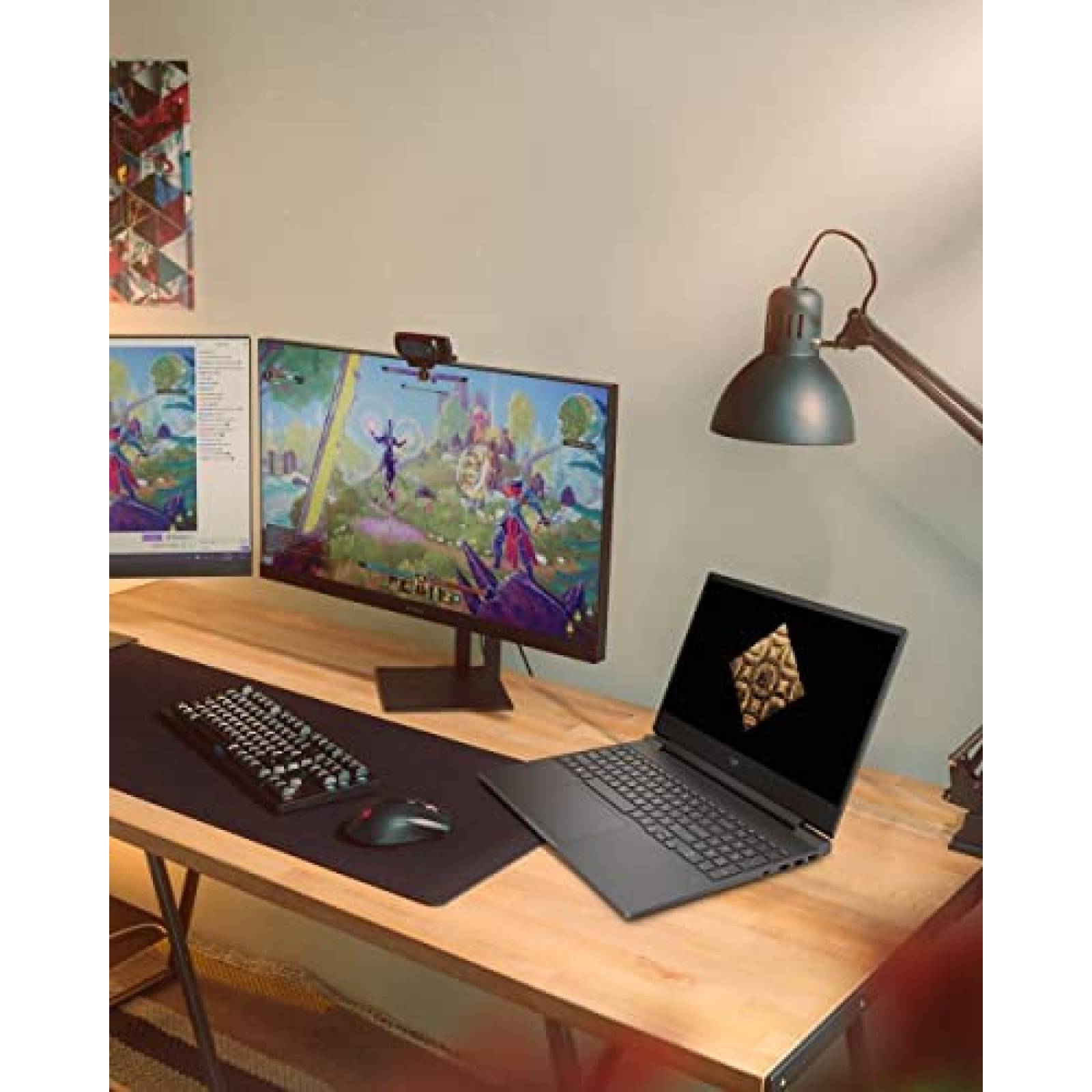 Laptop Gamer HP Victus 15.6'' Ryzen 7 16GB -Plateado