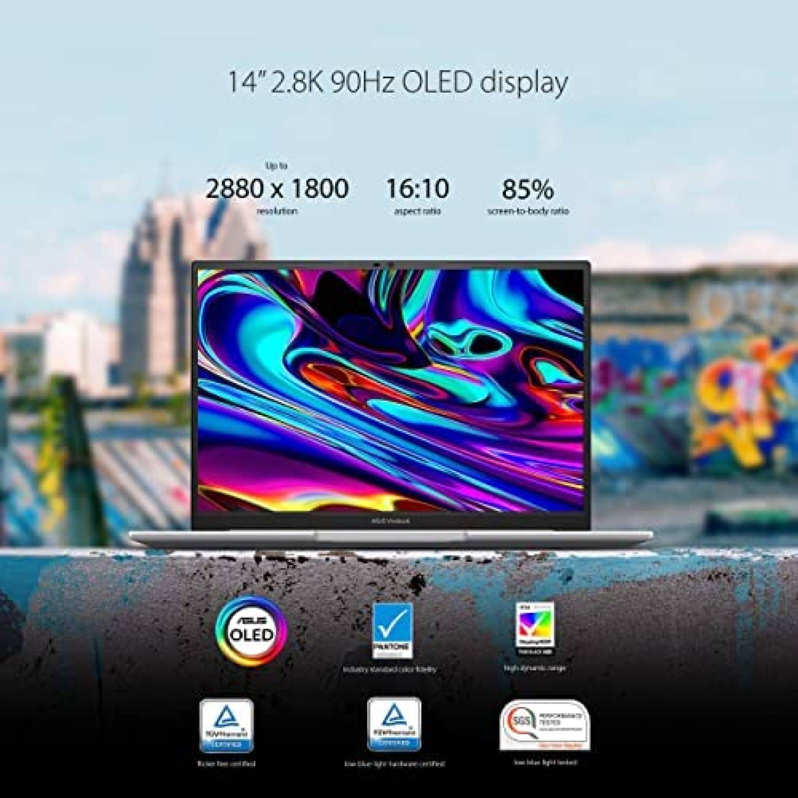 Laptop ASUS VivoBook S 14 14 Intel i7 16GB 512GB -Negro