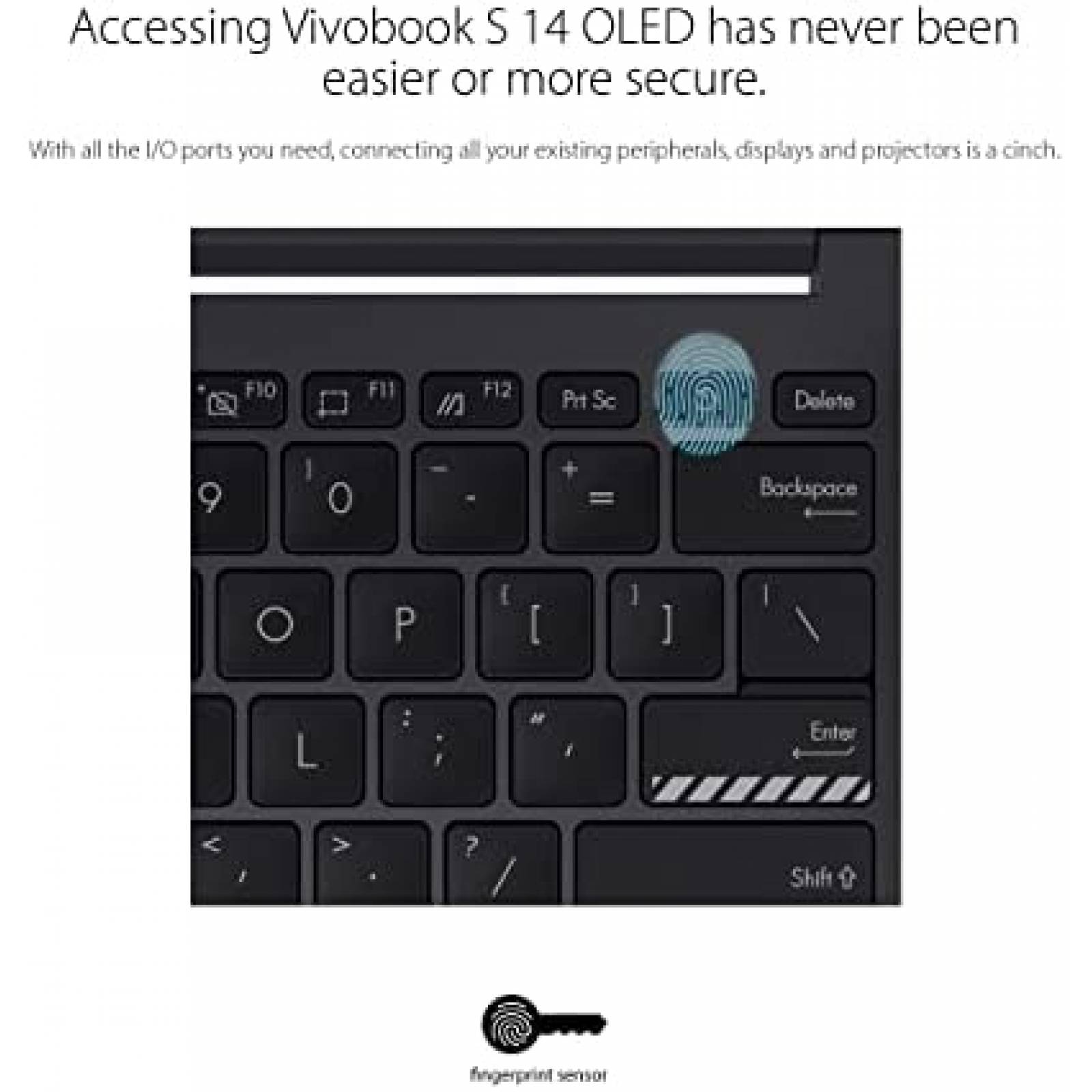 Laptop ASUS VivoBook S 14 14 Intel i7 16GB 512GB -Negro