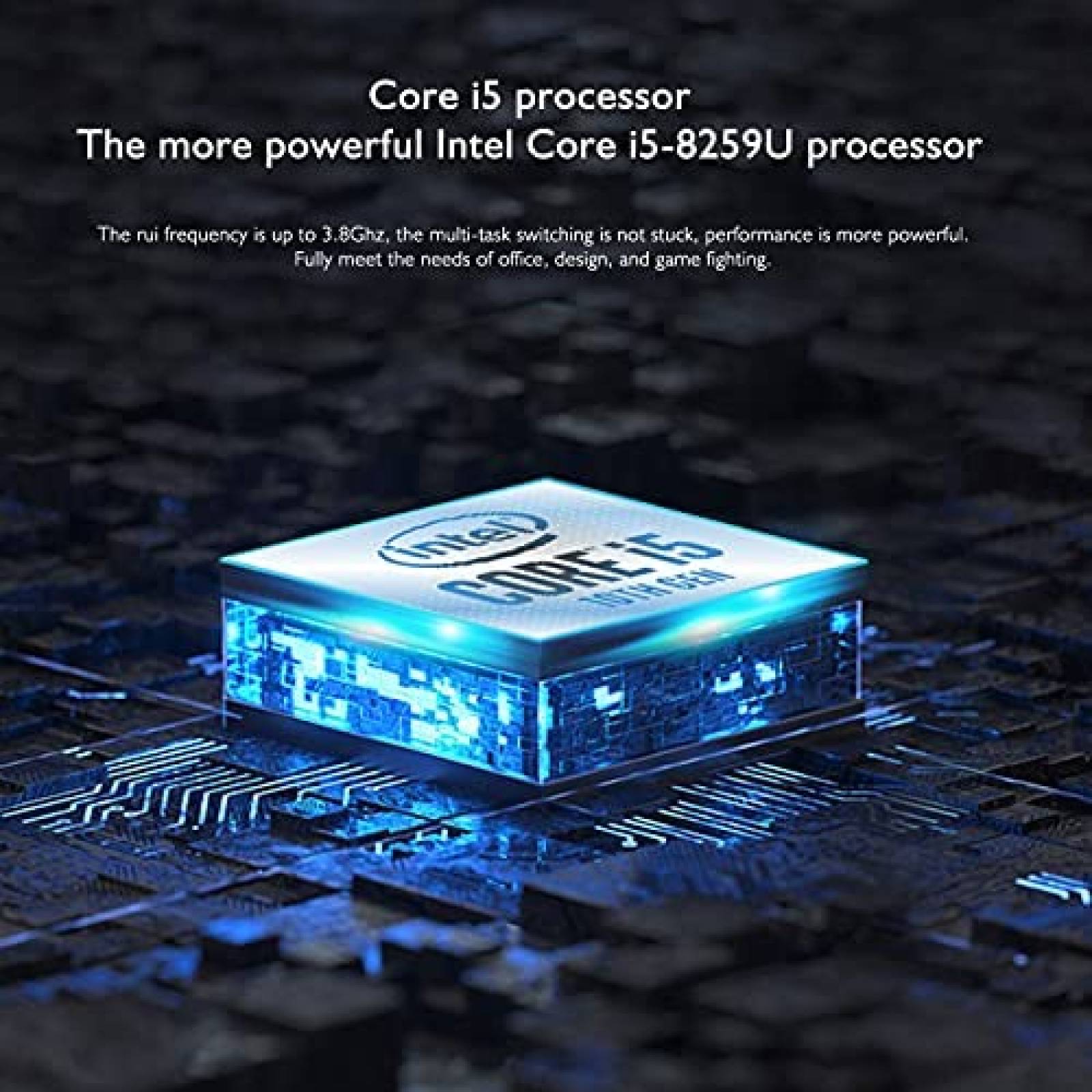 Laptop CHUWI CoreBook 15.6'' i5 8GB RMA 512GB ROM -Gris