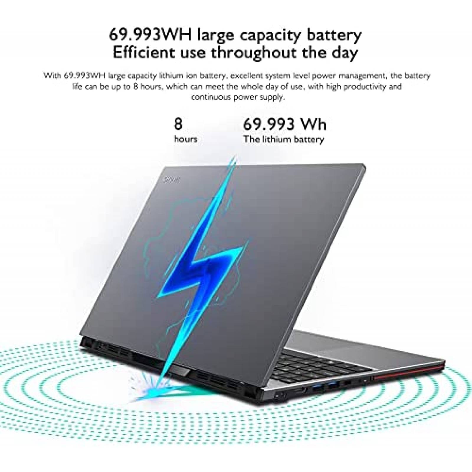 Laptop CHUWI CoreBook 15.6'' i5 8GB RMA 512GB ROM -Gris