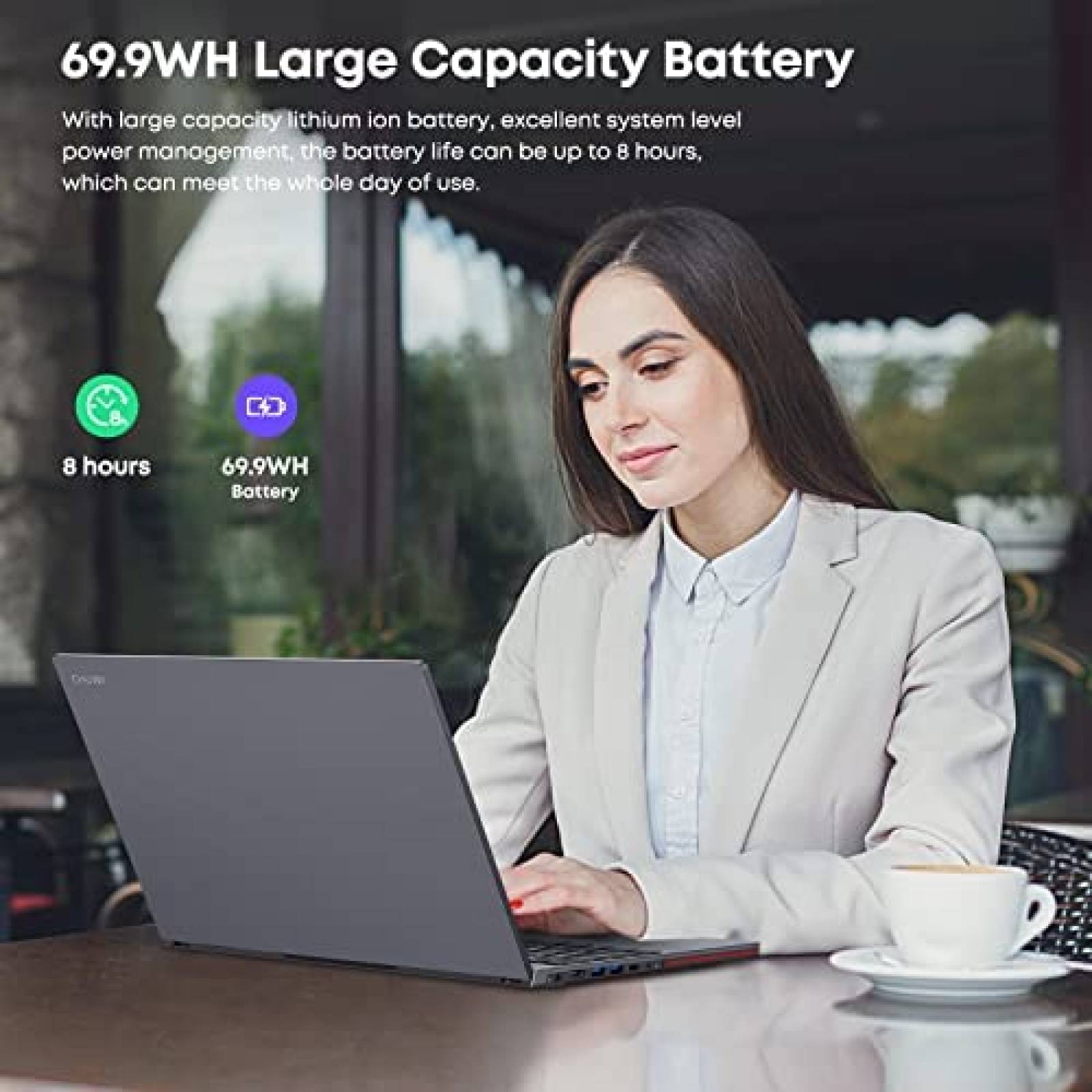 Laptop CHUWI CoreBook 15.6'' i5 8GB RMA 512GB ROM -Gris